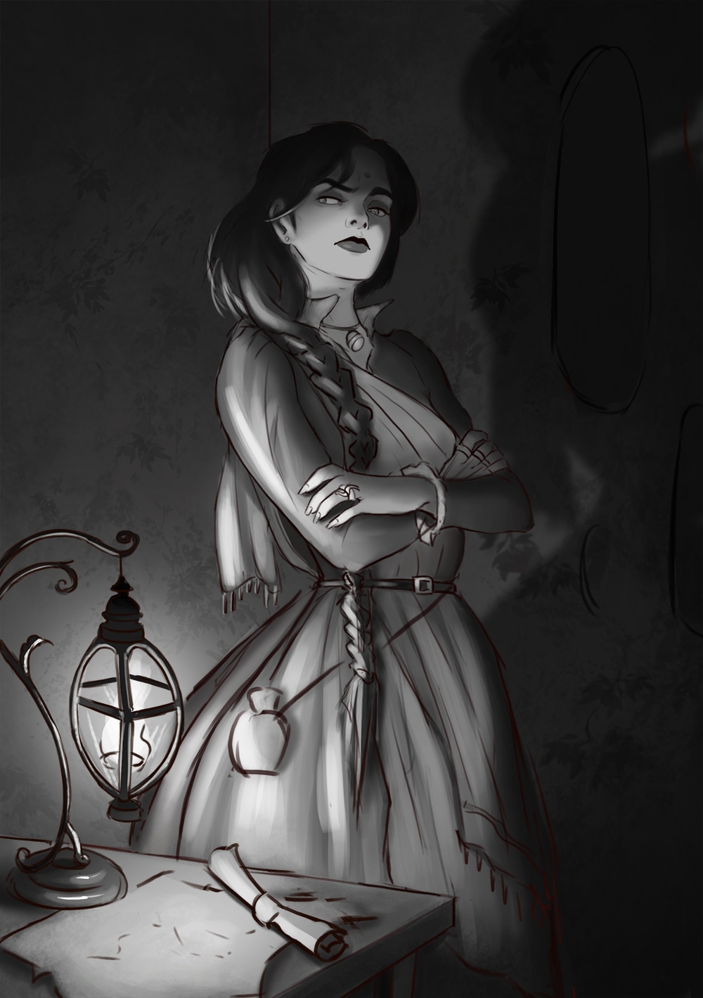 Nynaeve Al'Meara - fanart par andrea_lhoste