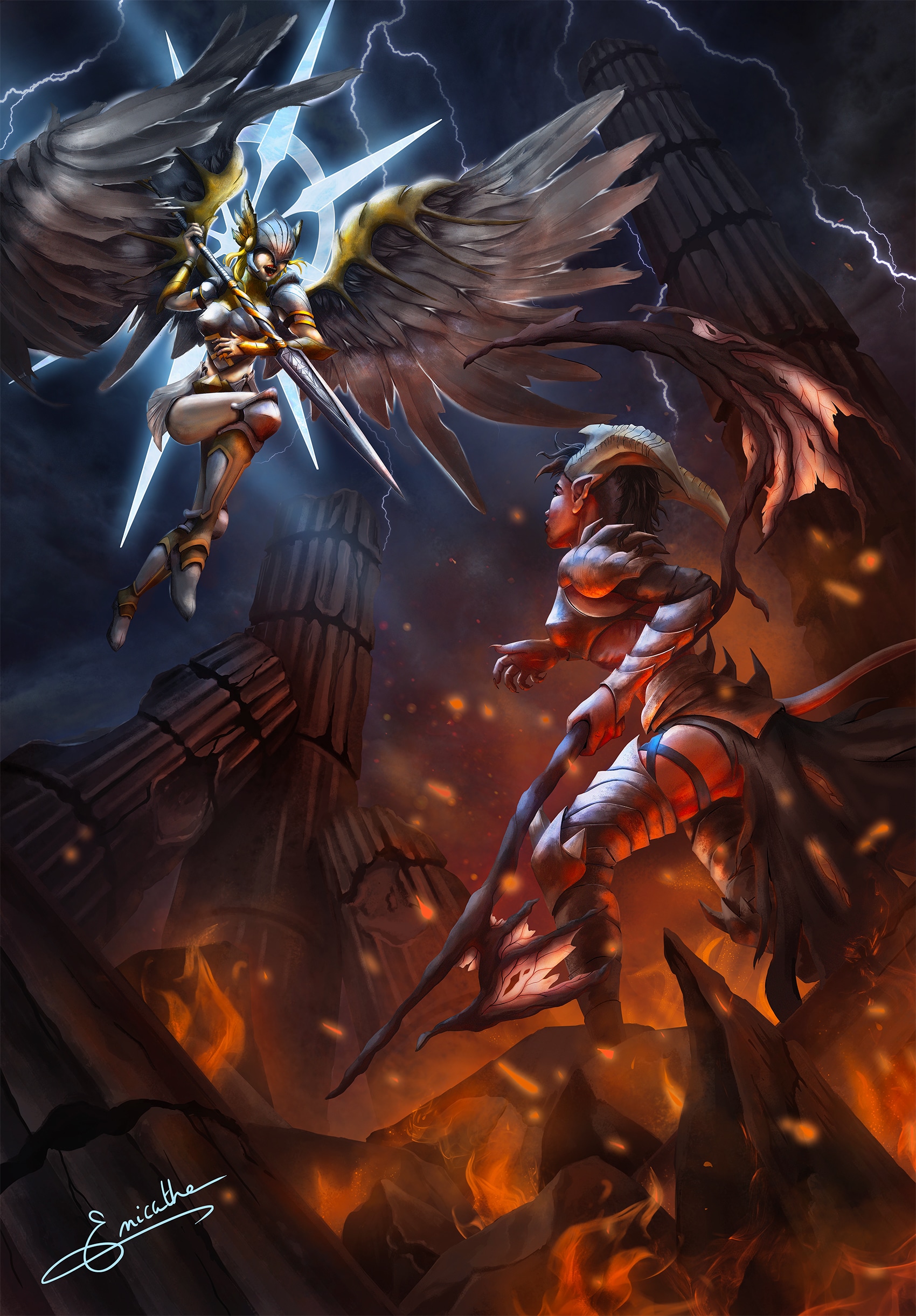 Angel & Demon _ Lore Reforged par emicathe
