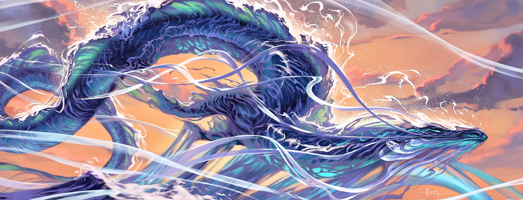 Aqua Dragon par Asur Misoa