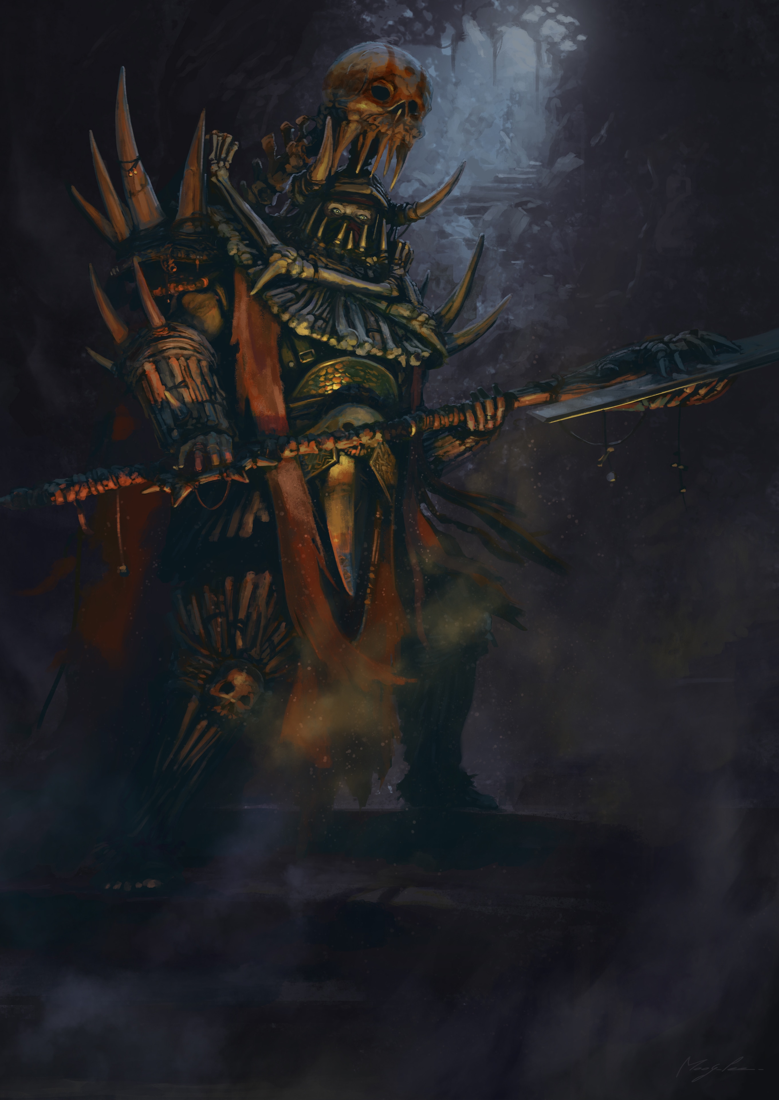 Concept art "Barbare" par mooglee