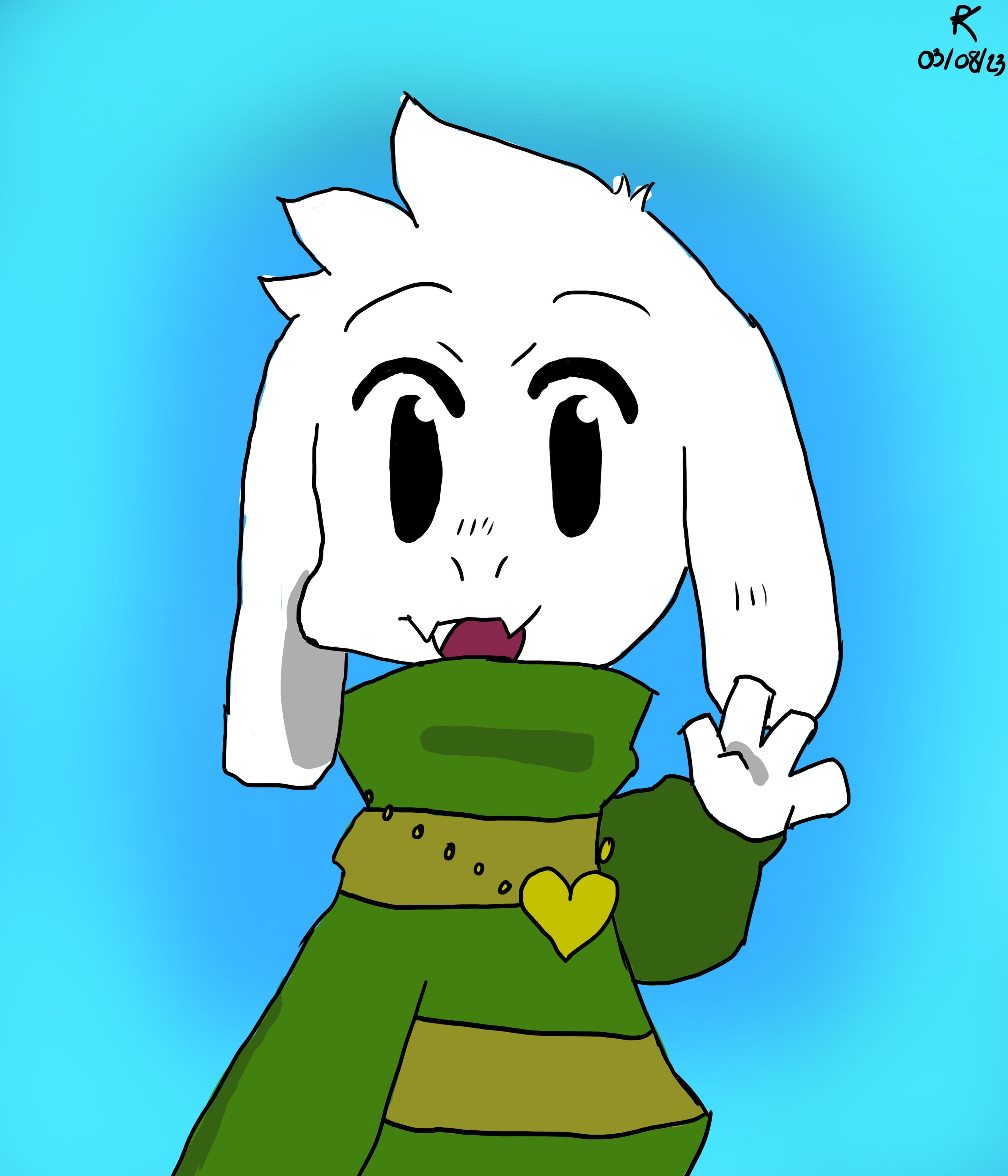 1er dessin du 1er exercices de digital painting (l'exercice carte blanche) par Kalny