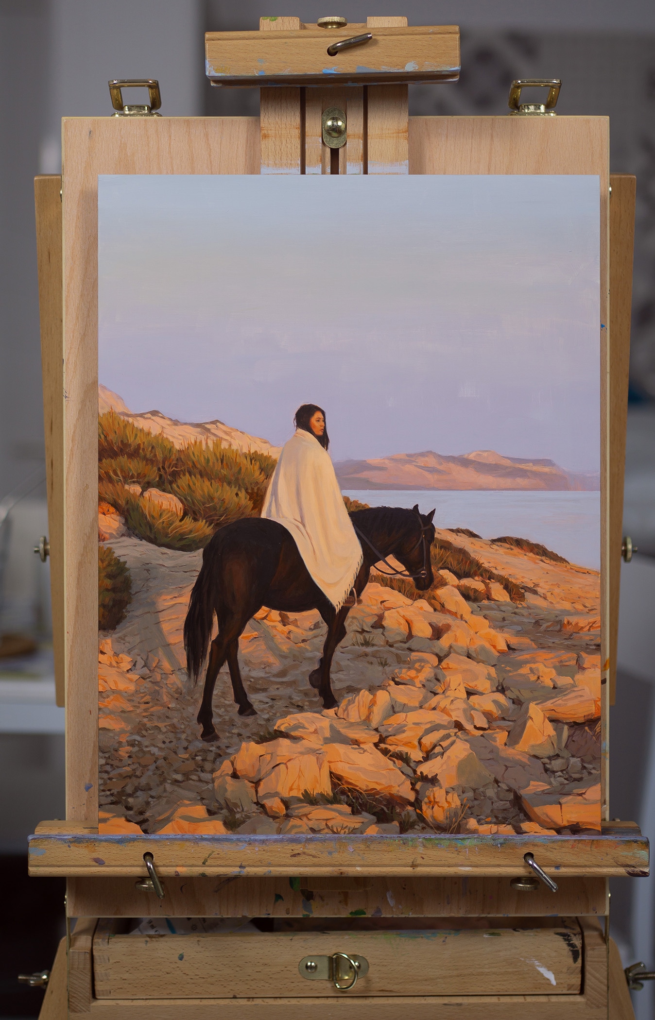 Au bord du soleil couchant par Mael OH