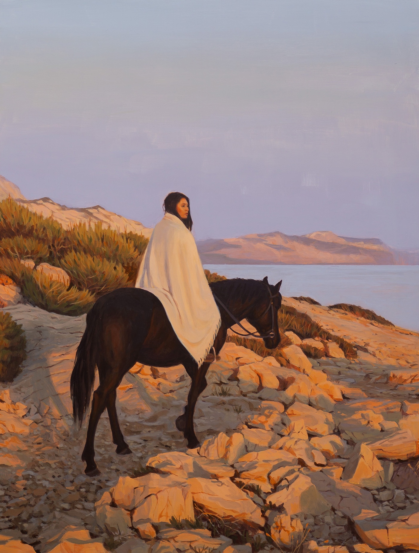 Au bord du soleil couchant par Mael OH