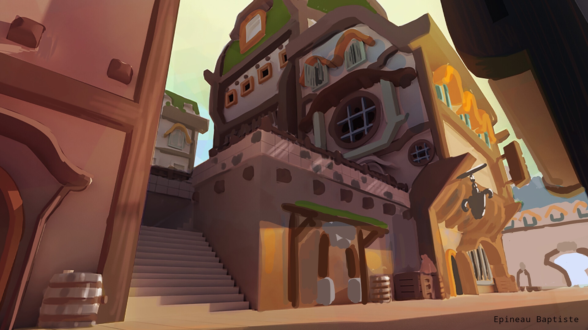 décors "la fuite de l'agneau par BaptisteEpineau