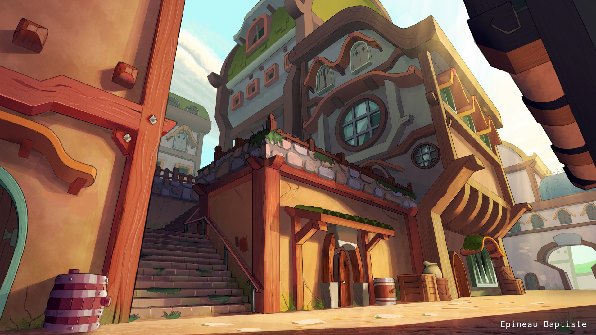 décors "la fuite de l'agneau par BaptisteEpineau