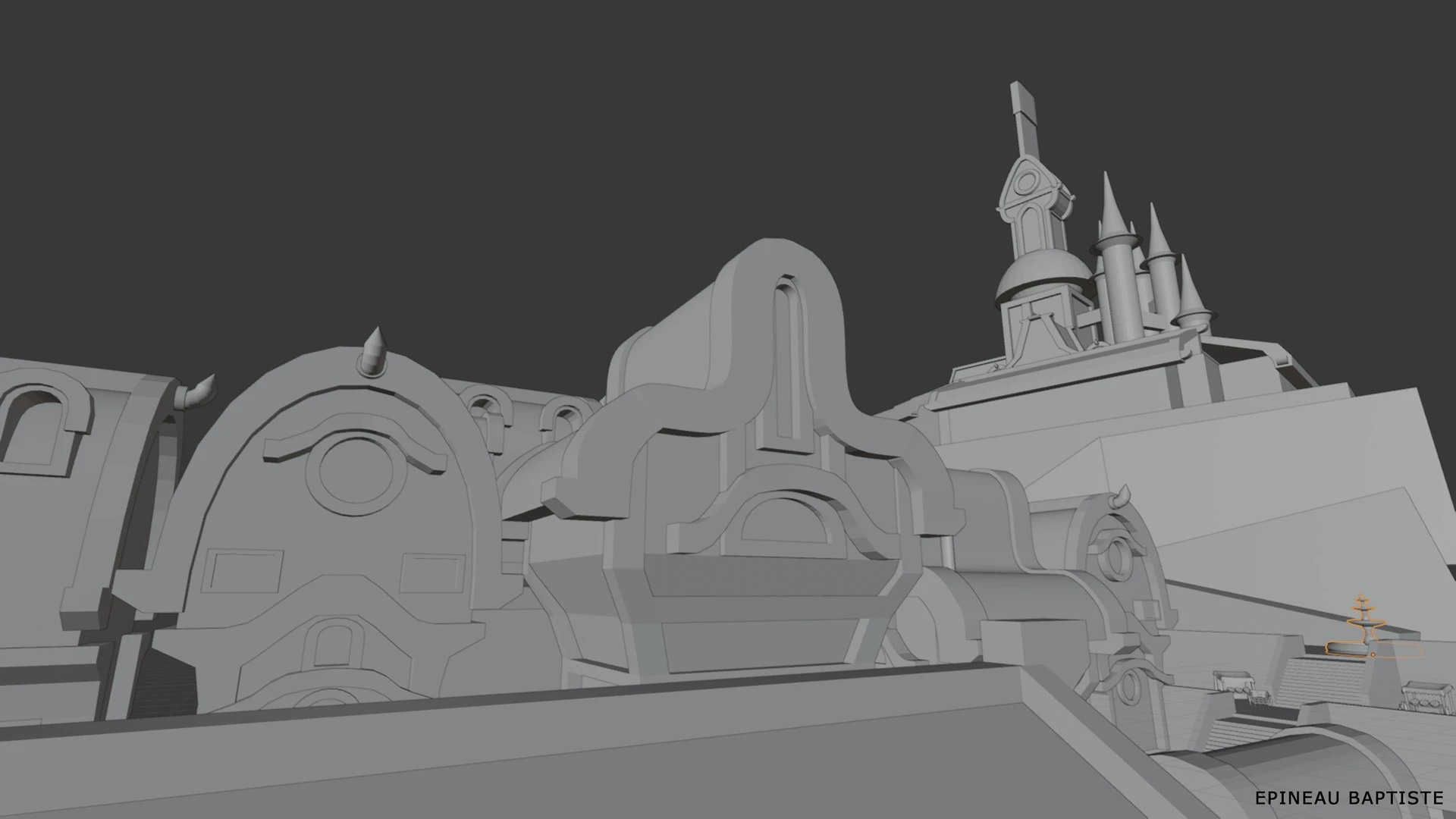 chateaux de nuit par BaptisteEpineau