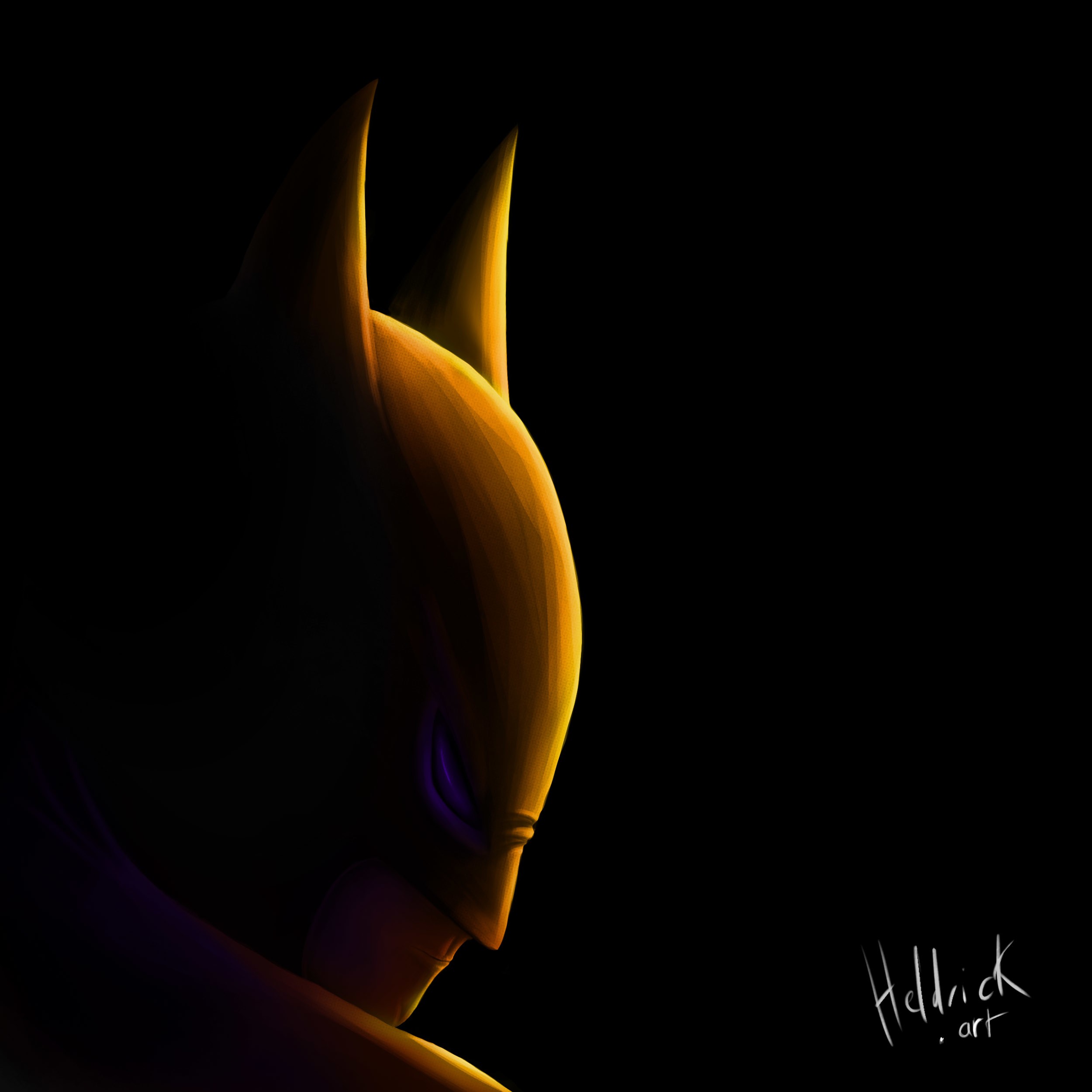 Portraits Pop Culture #7 Batman par Heldrick