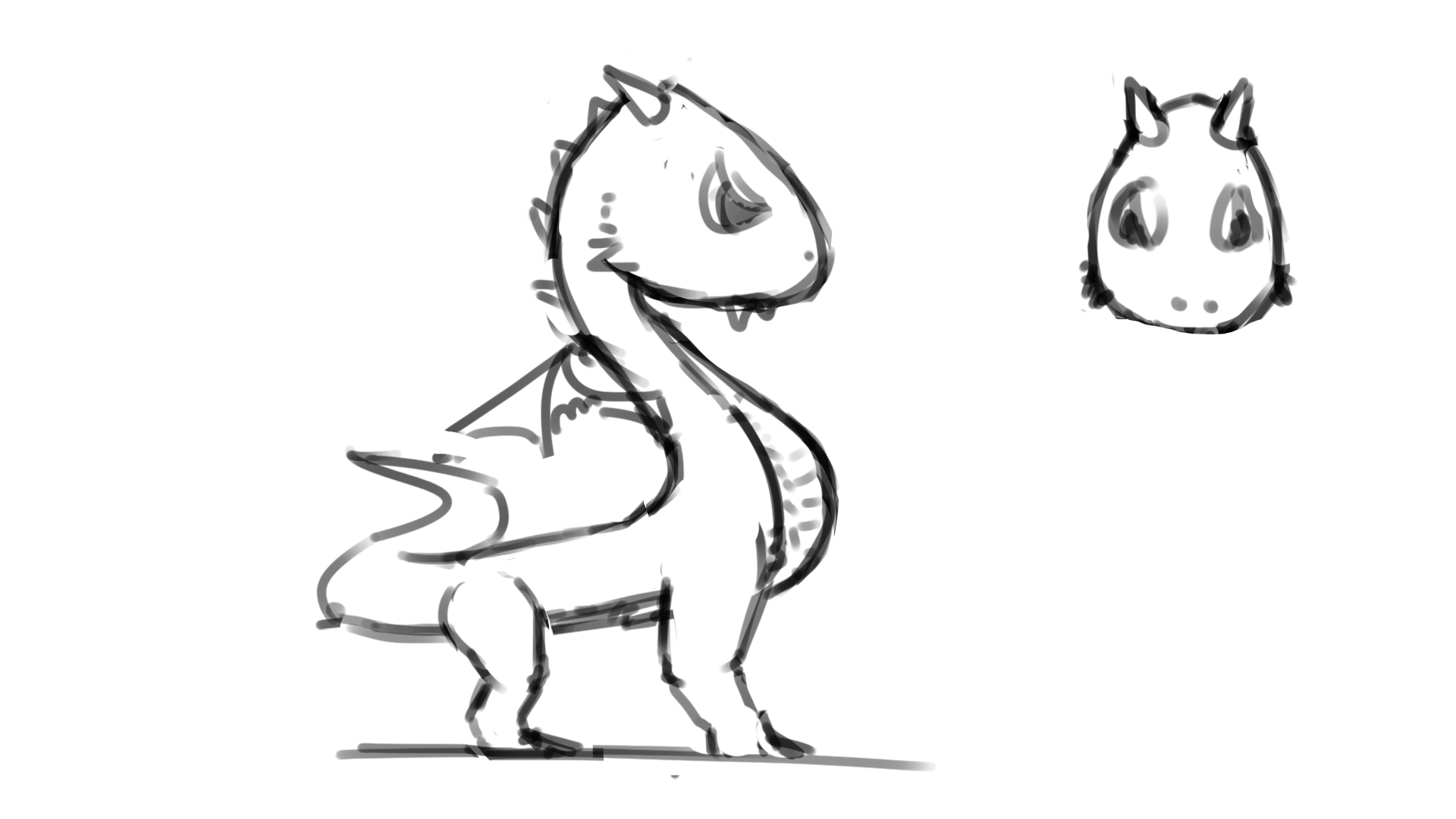 Bébé dragon par Dern