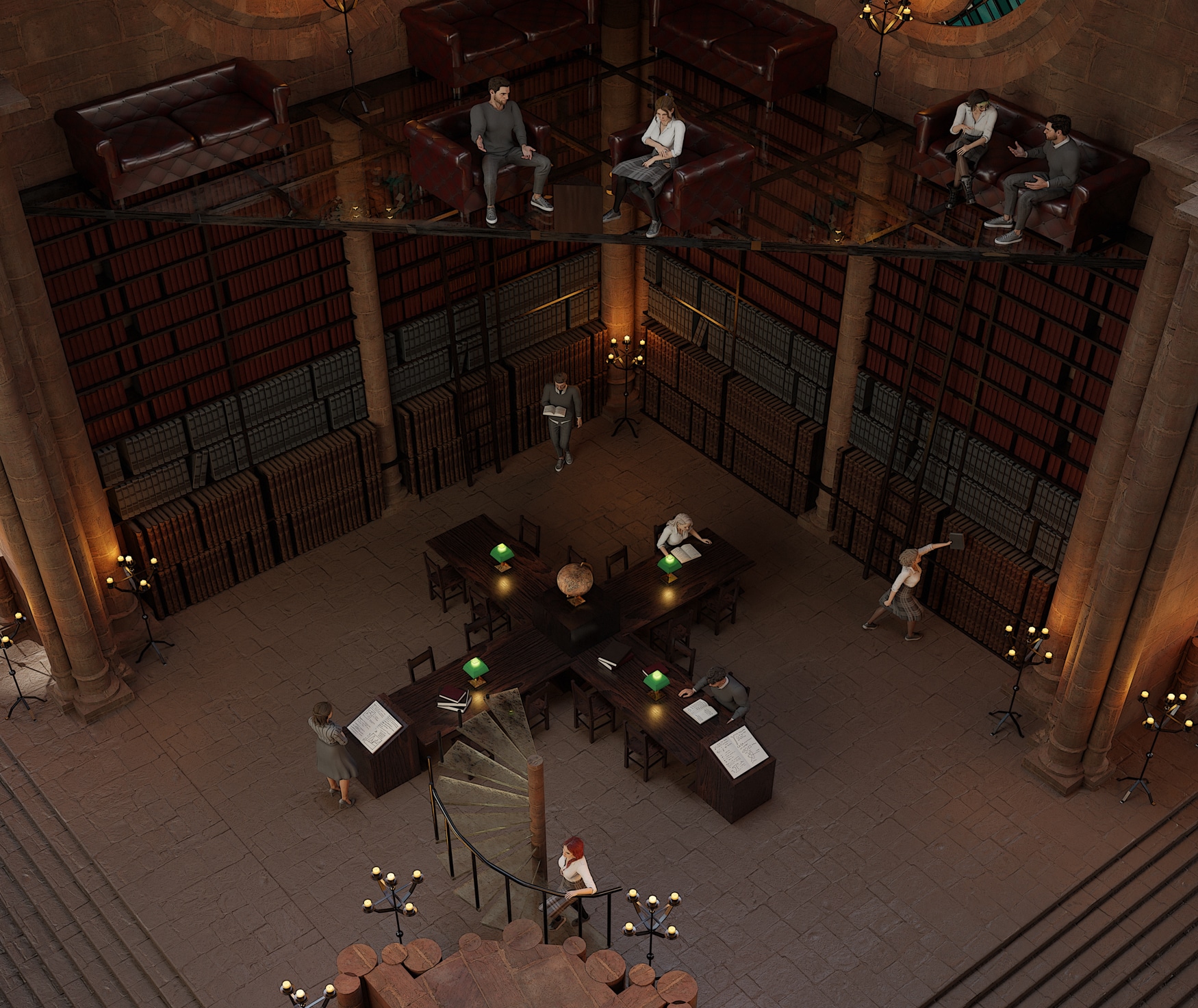 College of Universal Knowledge - Cutaway scenes par Naos