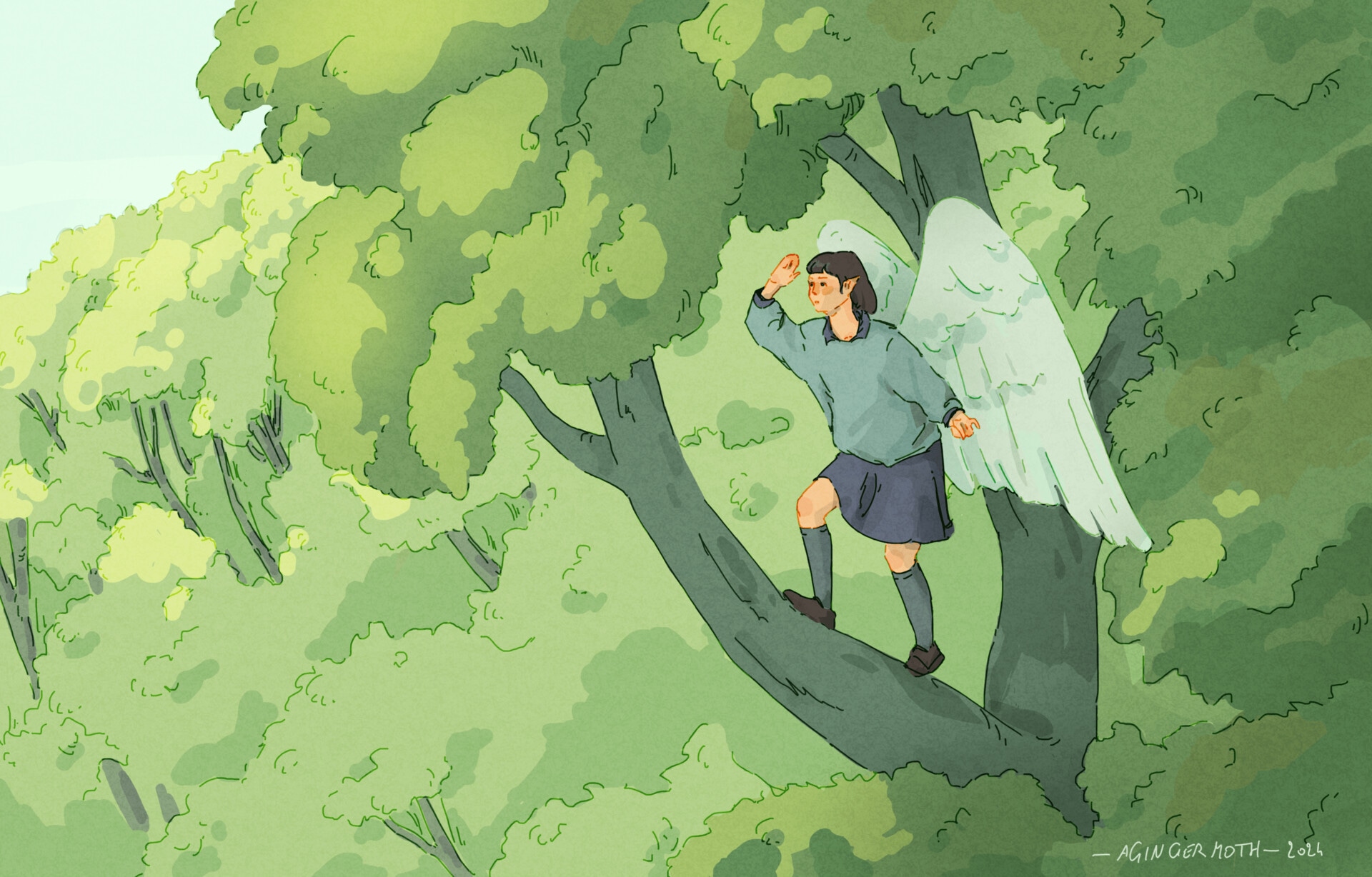 Bird watching par agingermoth