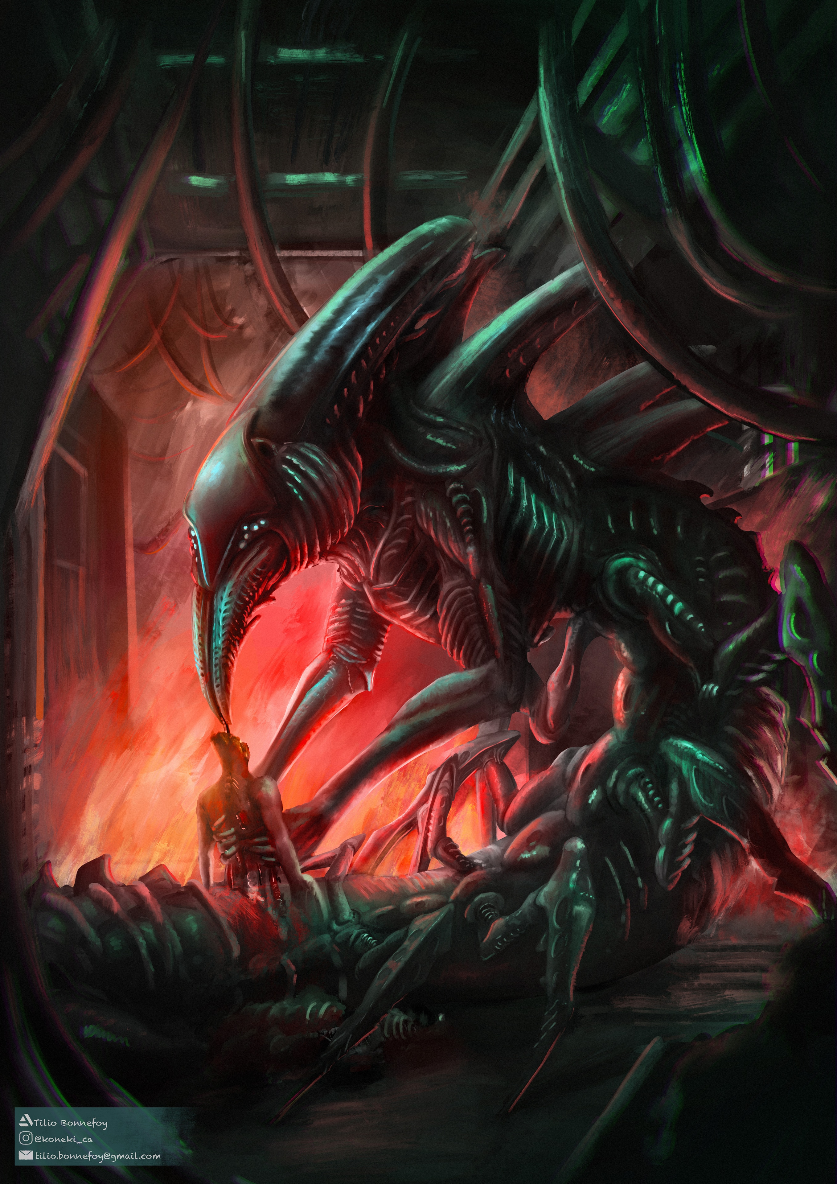 Le repas de la reine par Koneki_CA