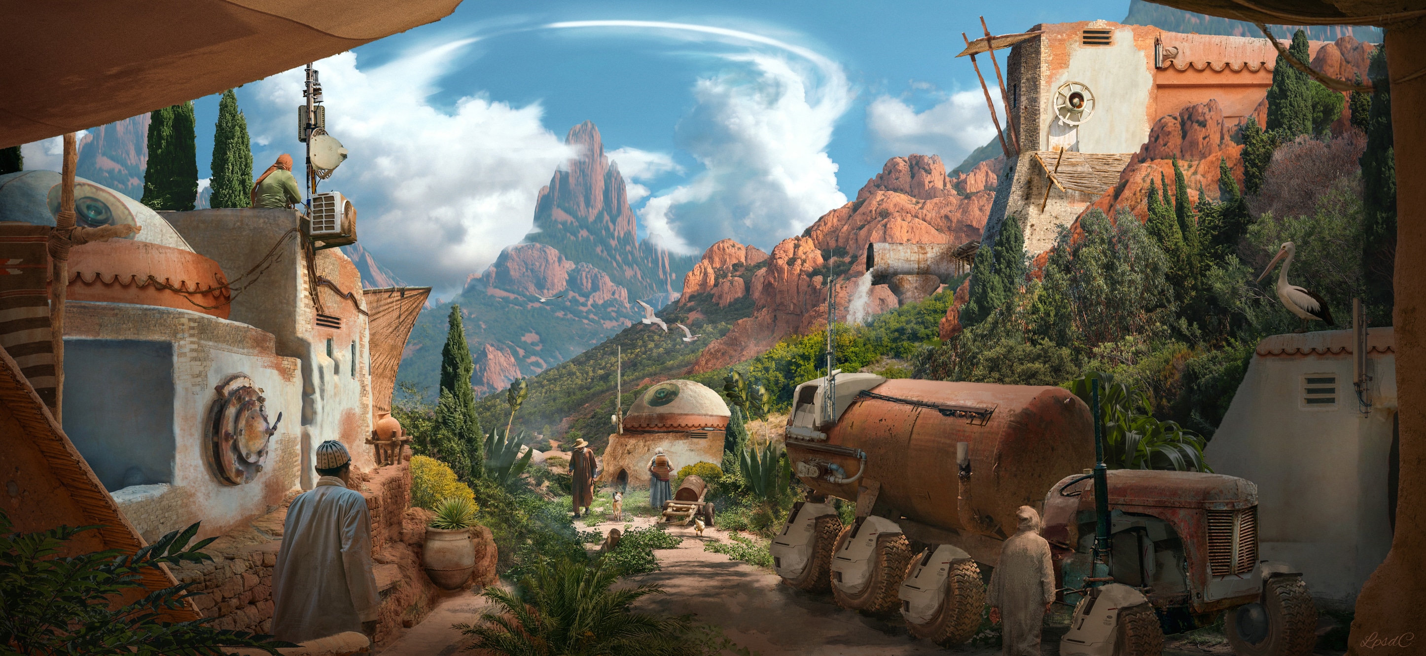 Brown Rock Village par Lpsdc