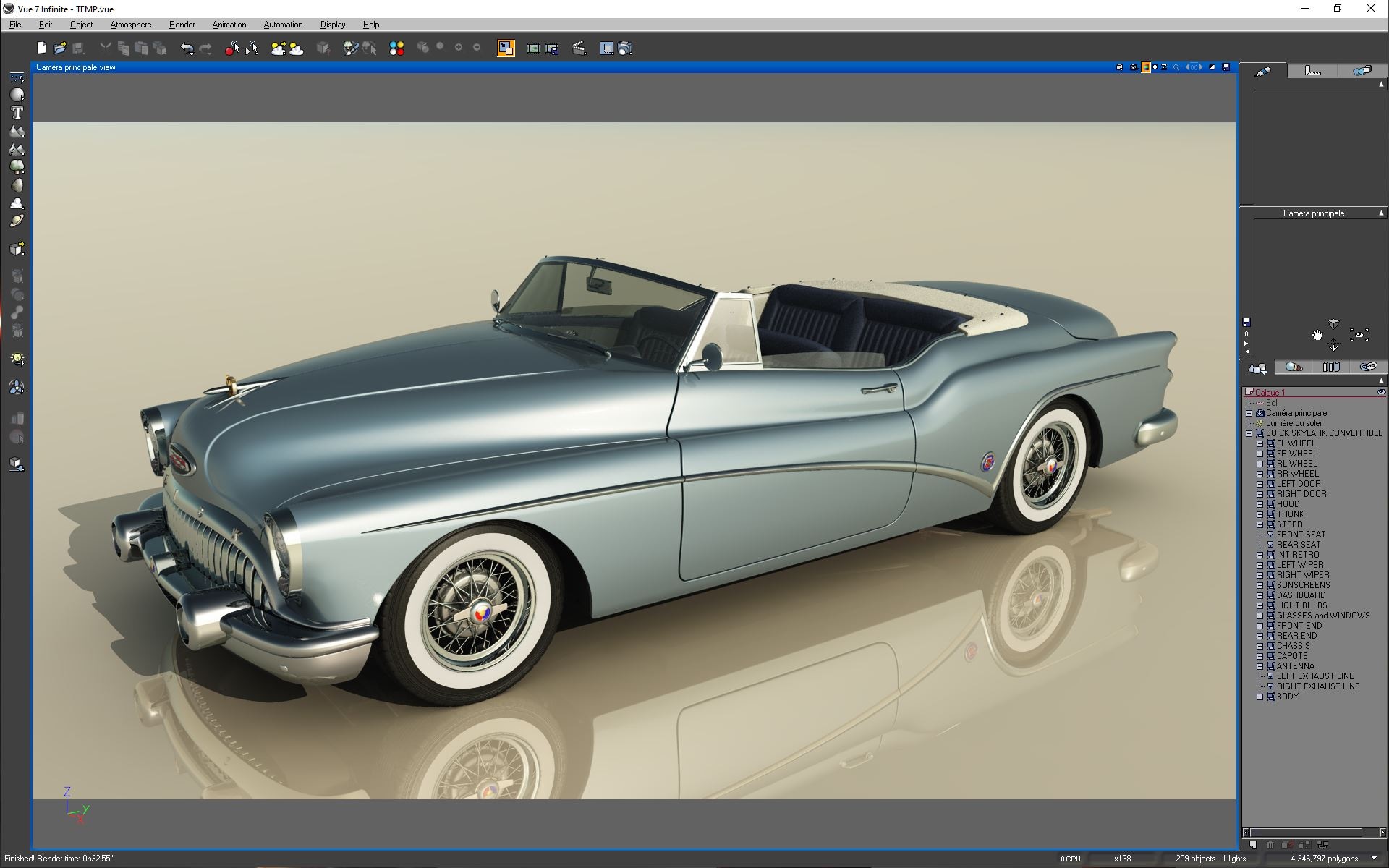 BUICK SKYLARK 1953 CONVERTIBLE - CONCEPTION TERMINEE 1 par angelesteban