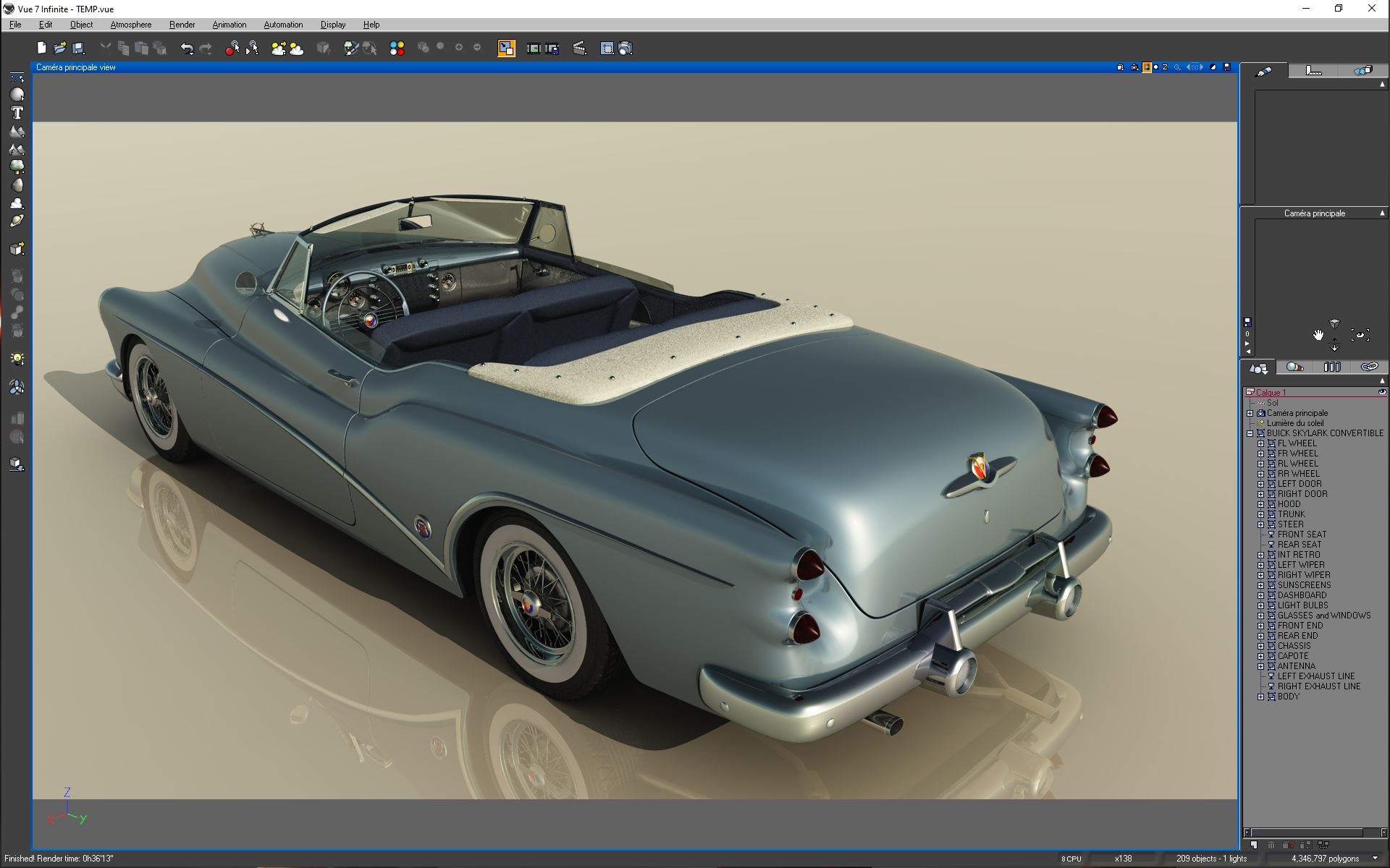 AMERICAN BEAUTIES - THE BUICK SKYLARK 1953-CONCEPTION TERMINEE 2 par angelesteban