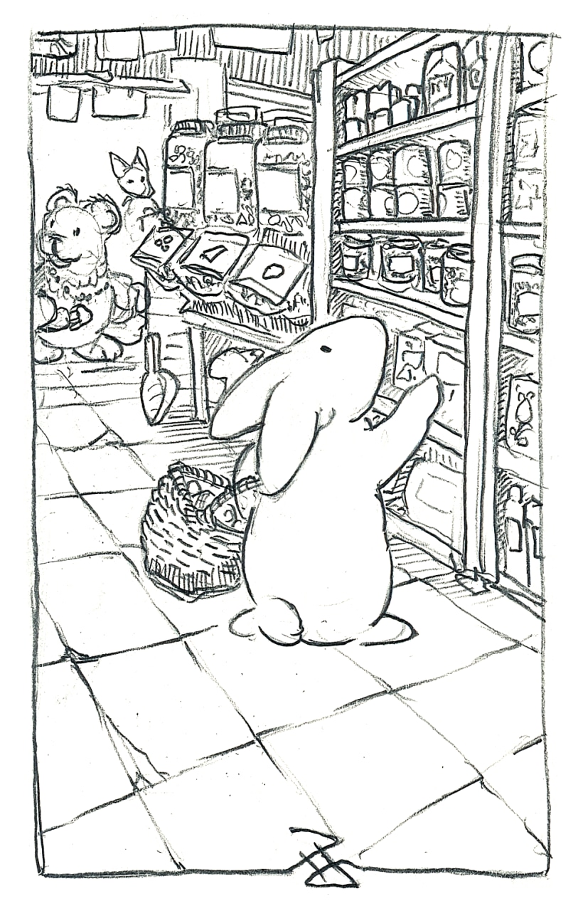 Bunny Shopping par Astanael