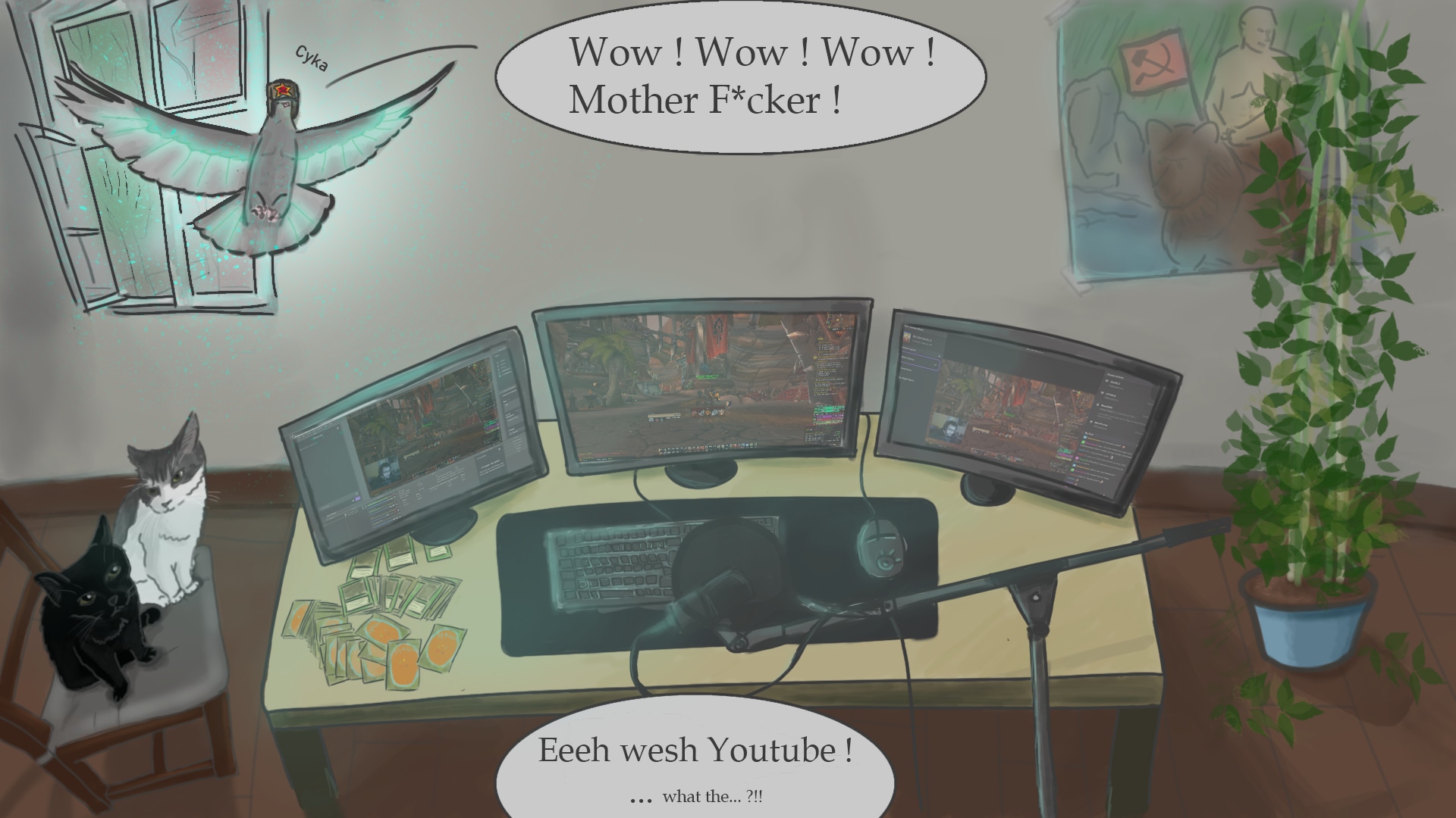 Bureau troll dedoo par Wheezy