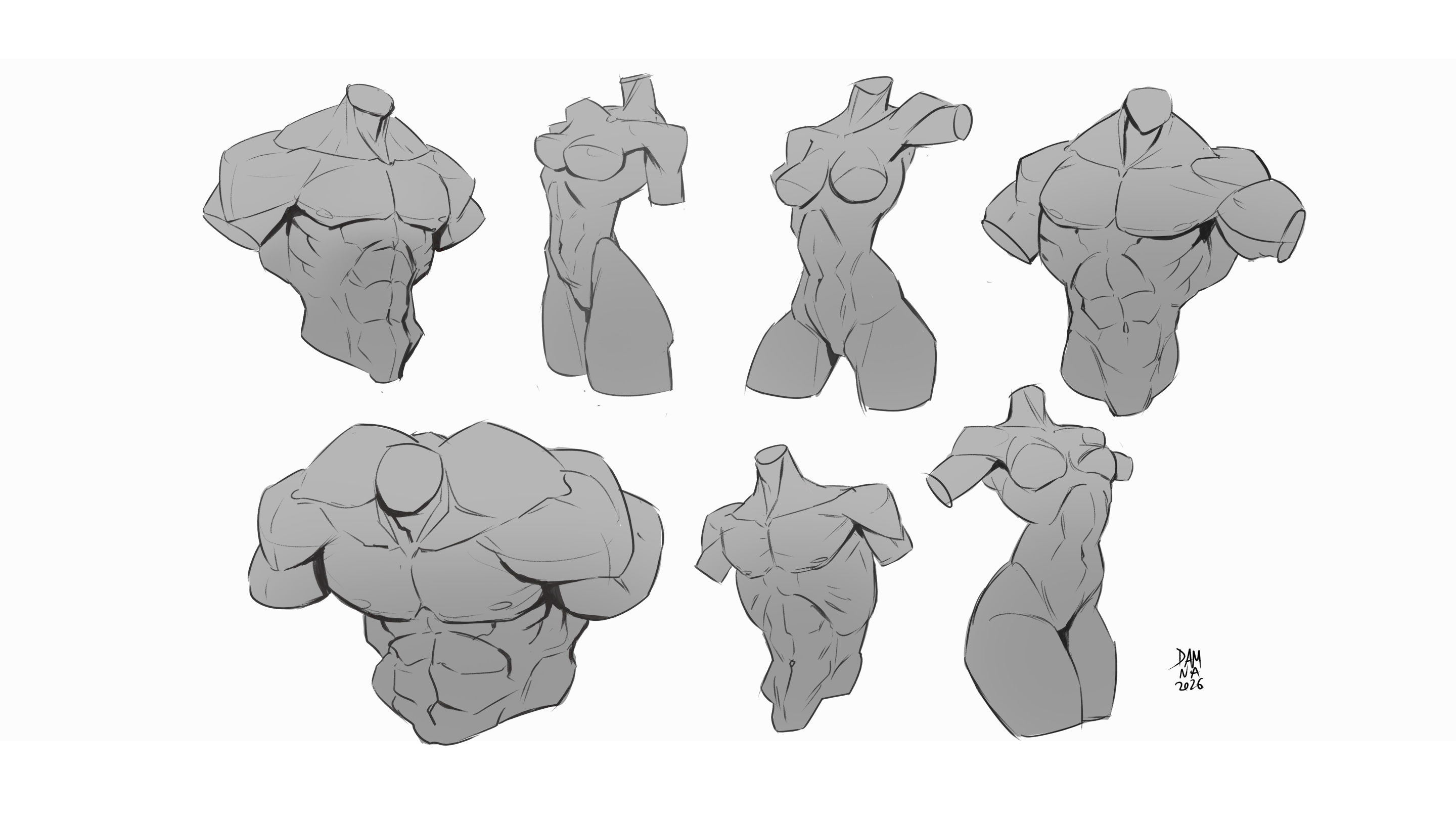 Etudes Anatomiques par Dam Na