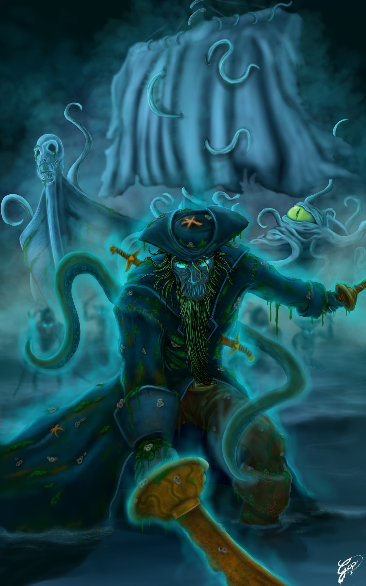 Le capitaine du Black Bones par Gopperus