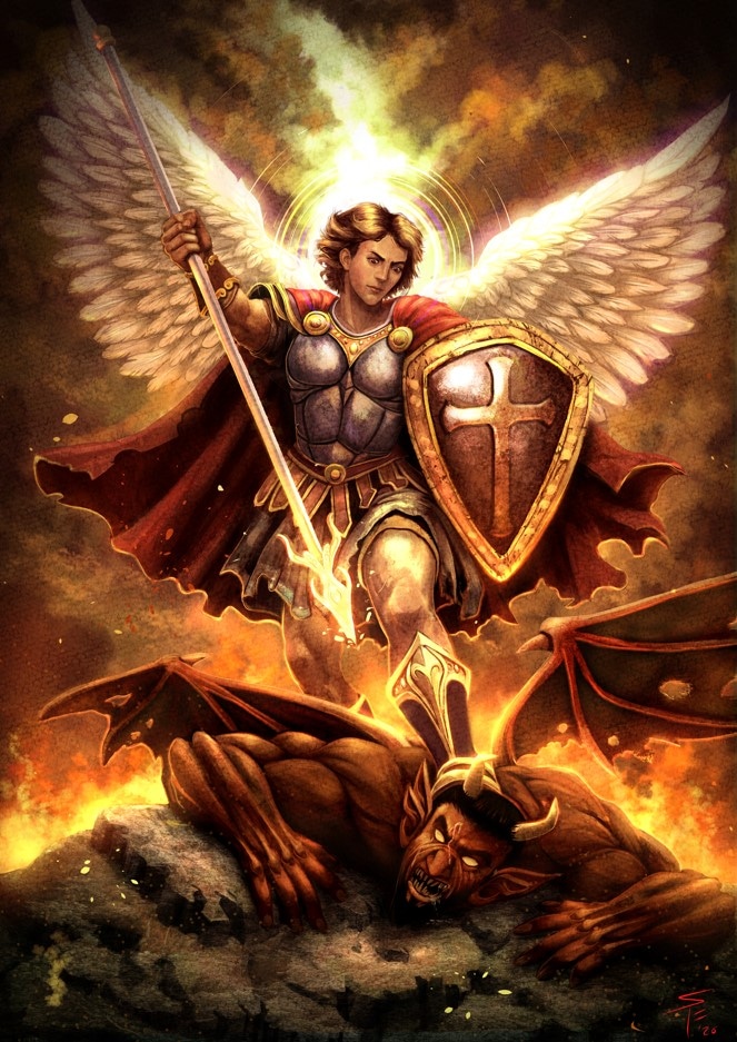 Saint Michel archange par stefano LUCIANO