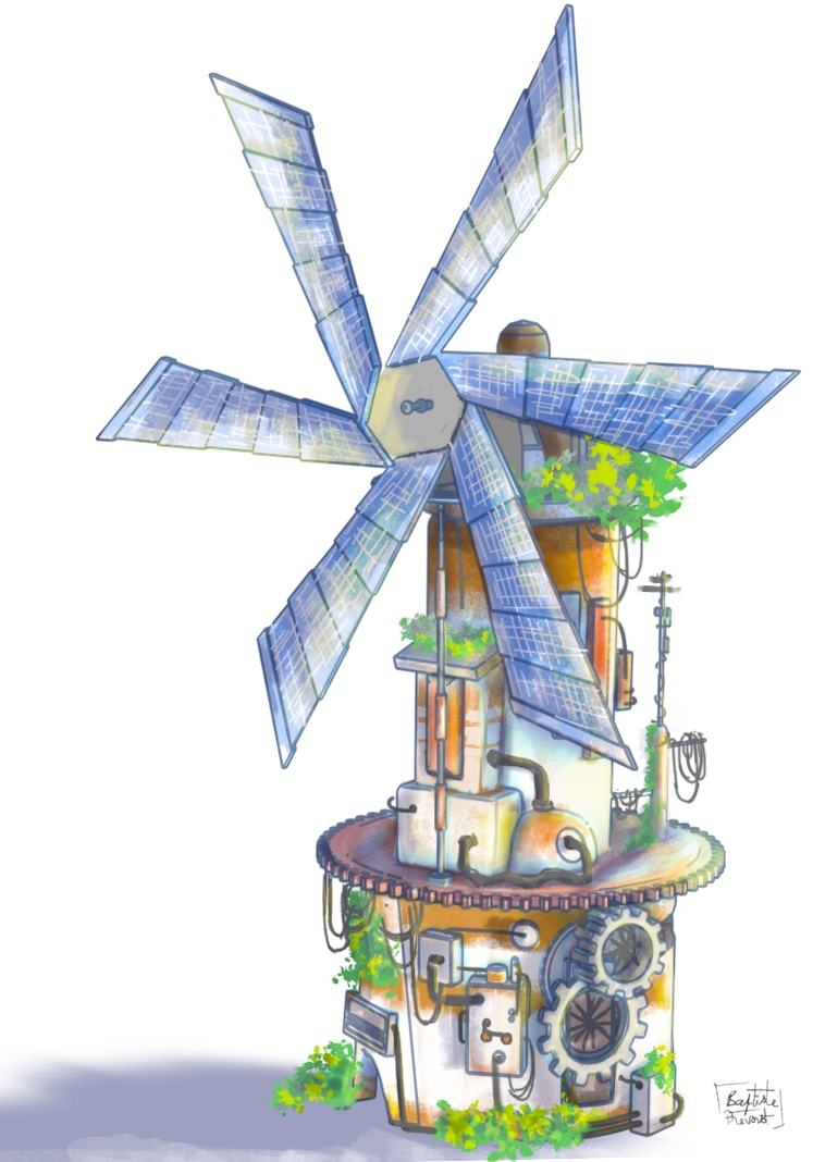 SOLARPUNK par Baptiste