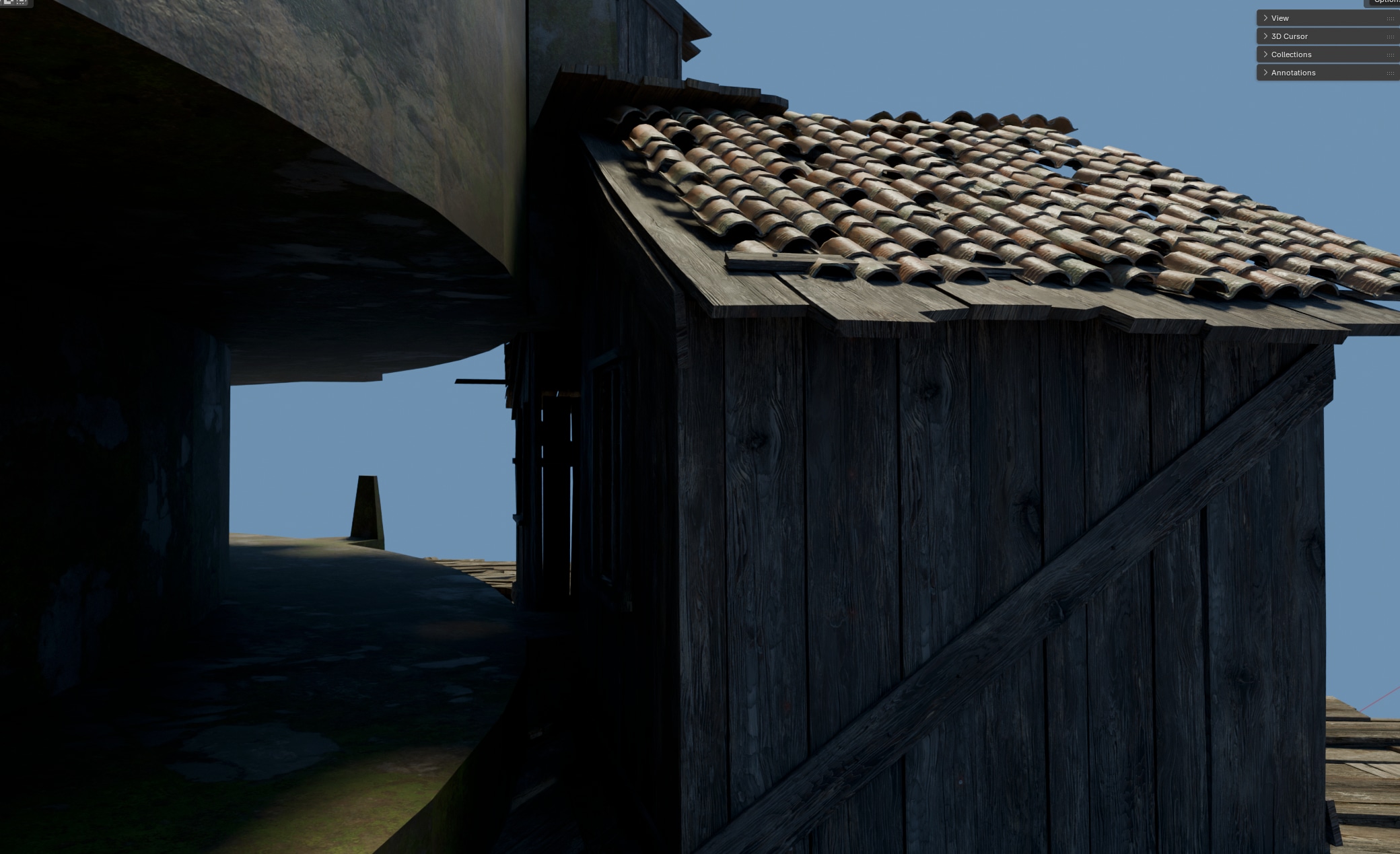 ENVIRO COURS BLENDER - WIP par Baptiste