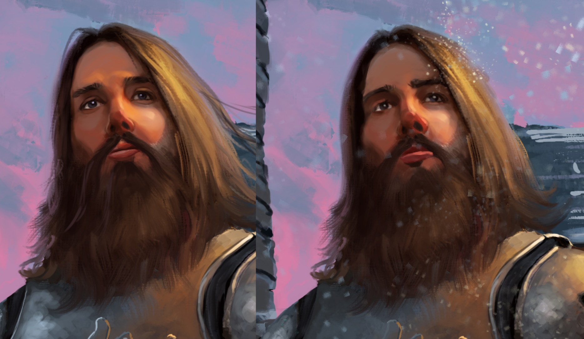 WIP chevalier cour par Moscardino