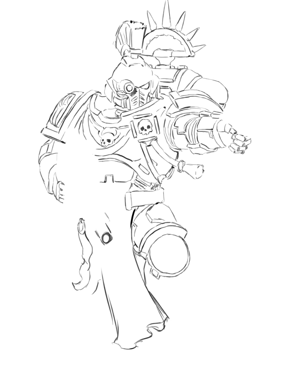 Wip Warhammer 40k par Moscardino
