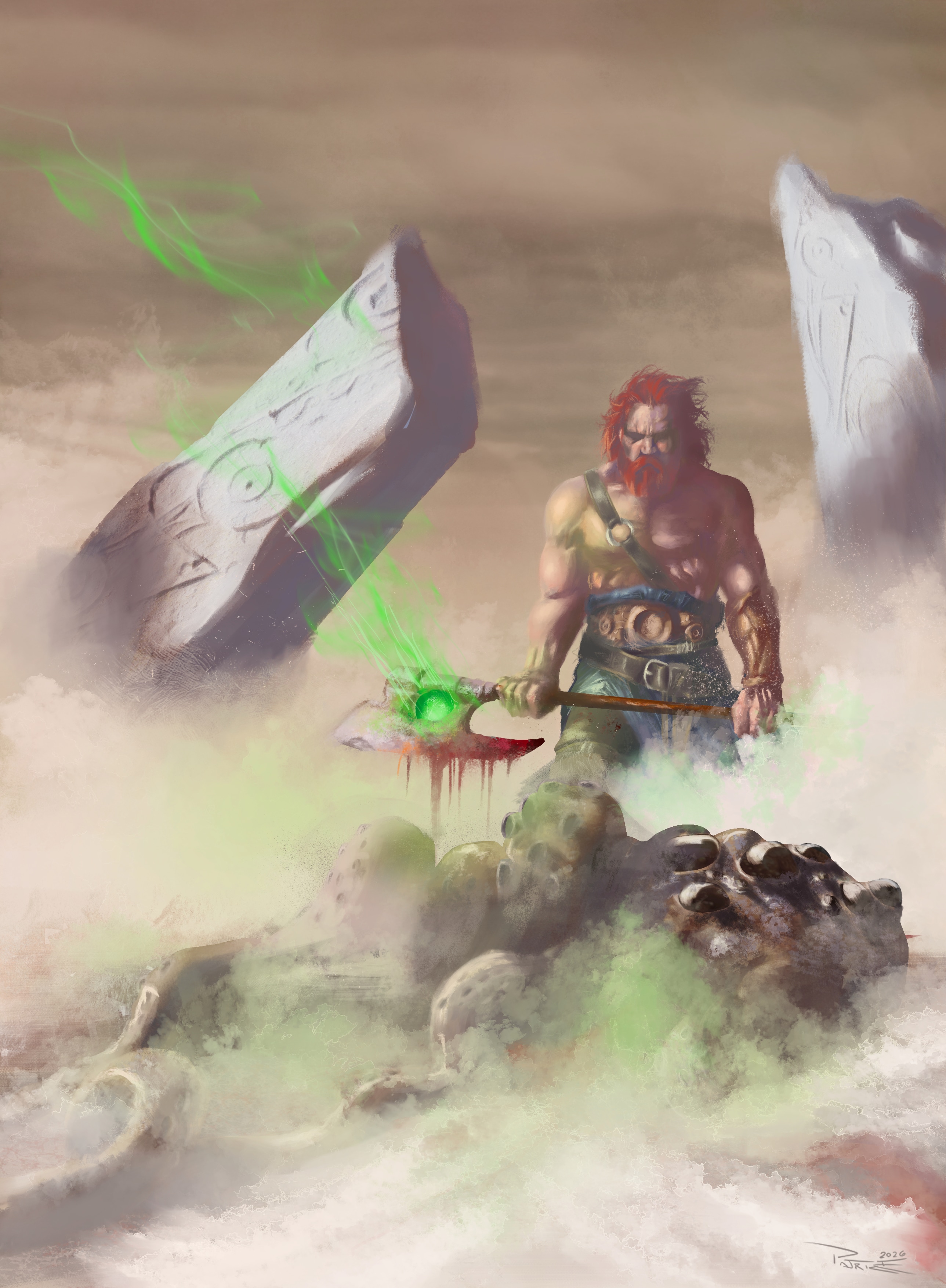 Une carcasse dans le désert par bergy