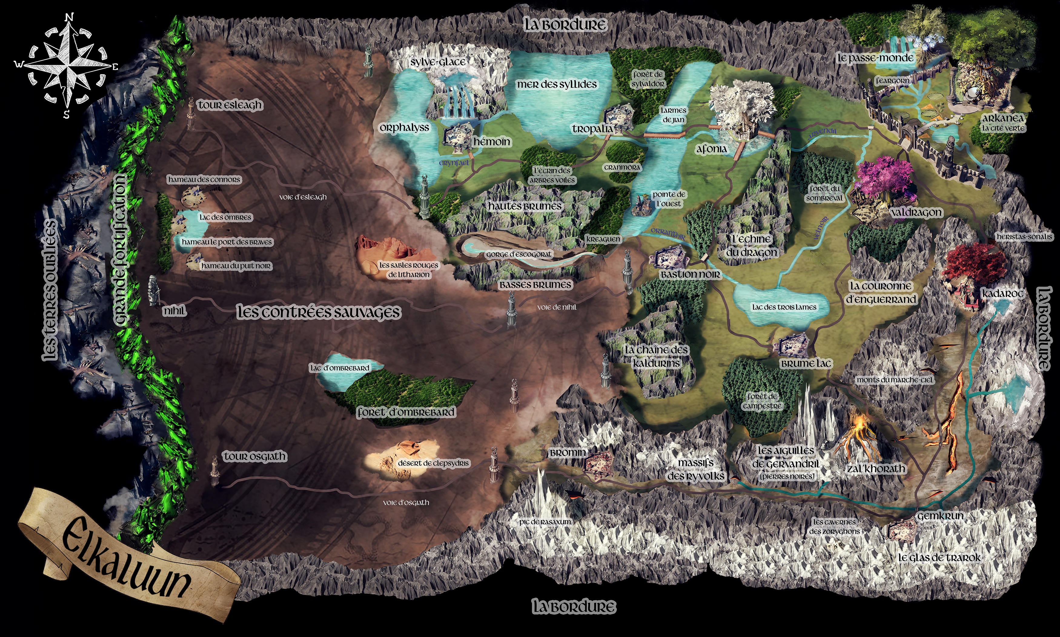 Carte Elkalunn par Cocottecirus