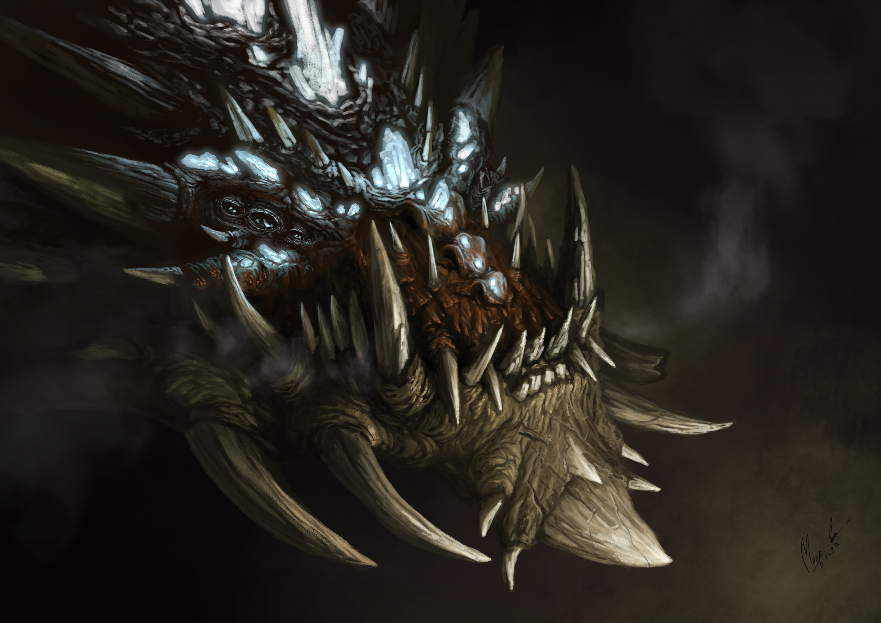 Cavern Dragon par mooglee