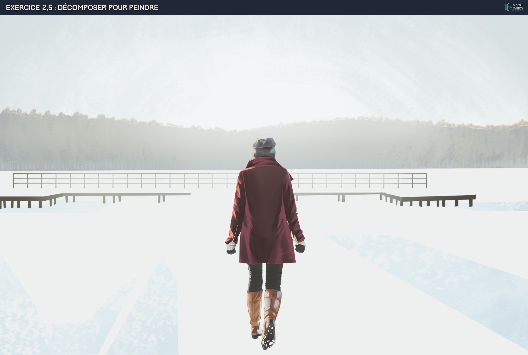 P1 - CH1 - Ex 2.5 : Femme au manteau rouge par Chaber