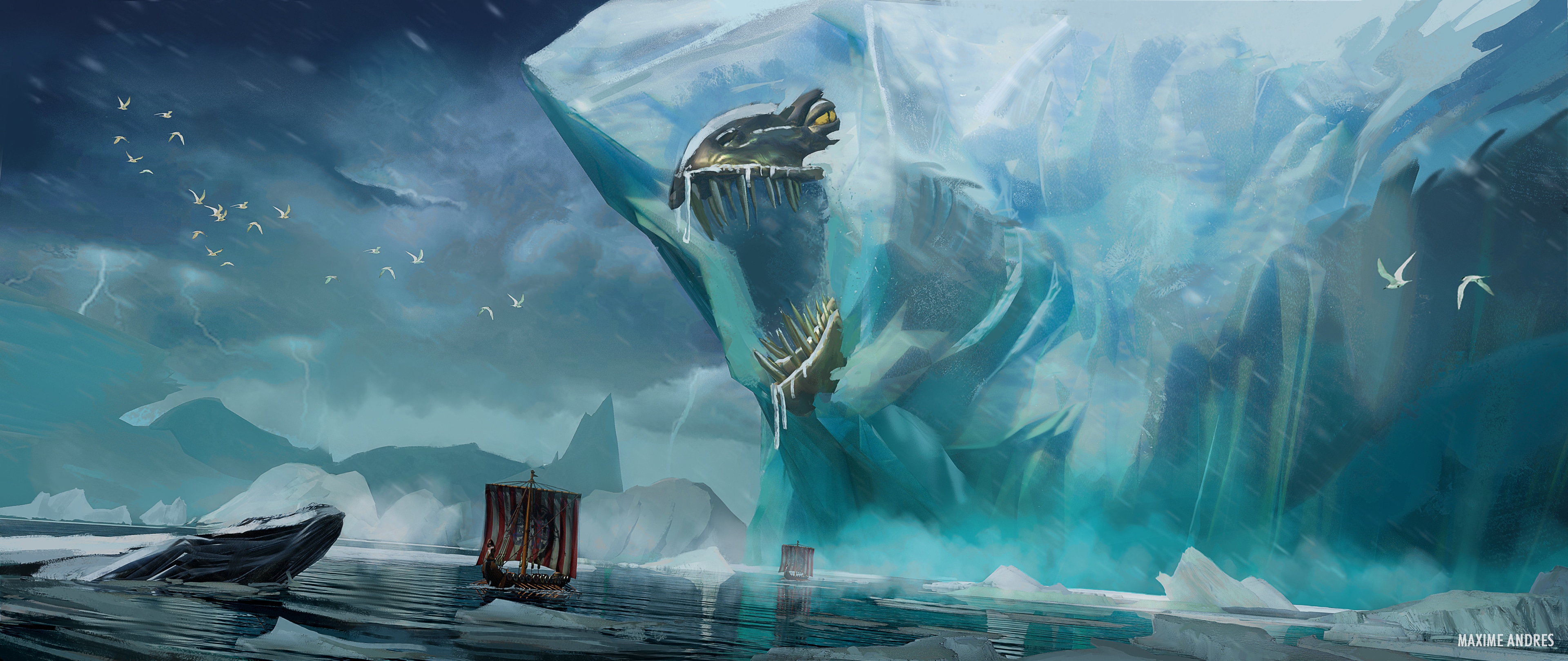 L’iceberg de Jörmungandr ( Challenge #20 ) par Maxime Andrès