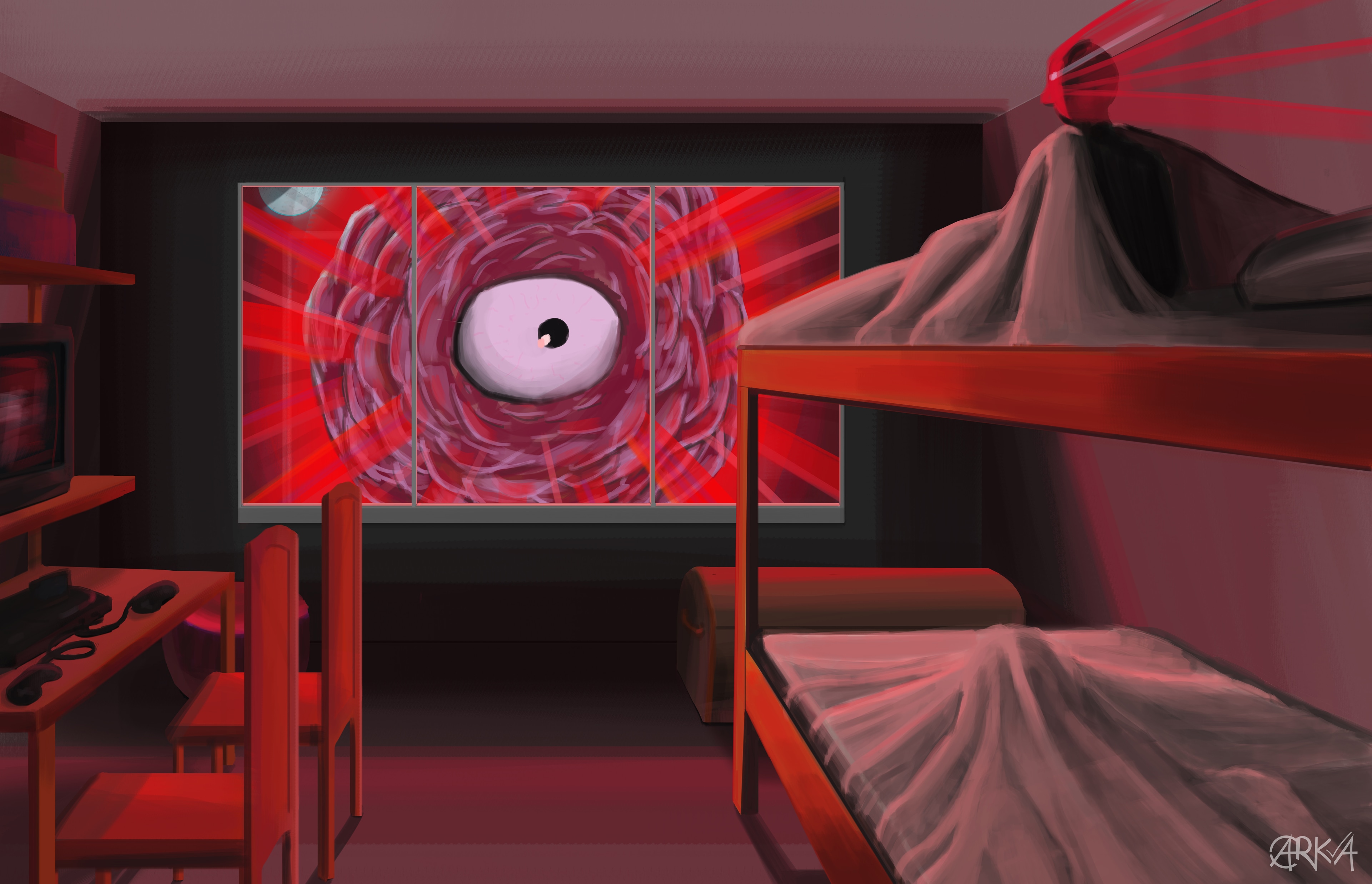Cauchemars de l'oeil par Arka