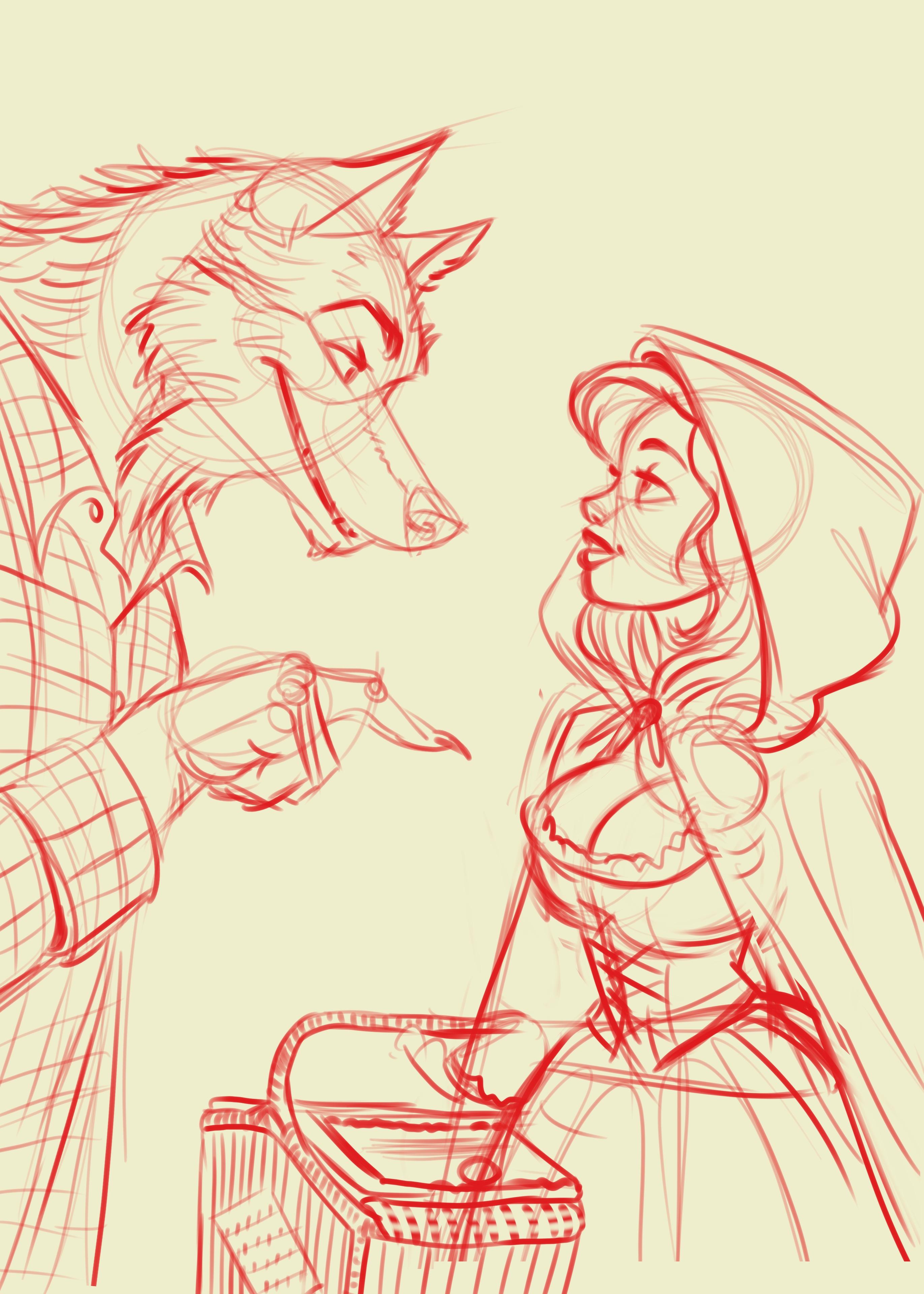 Le Petit Chaperon Rouge par loubasali