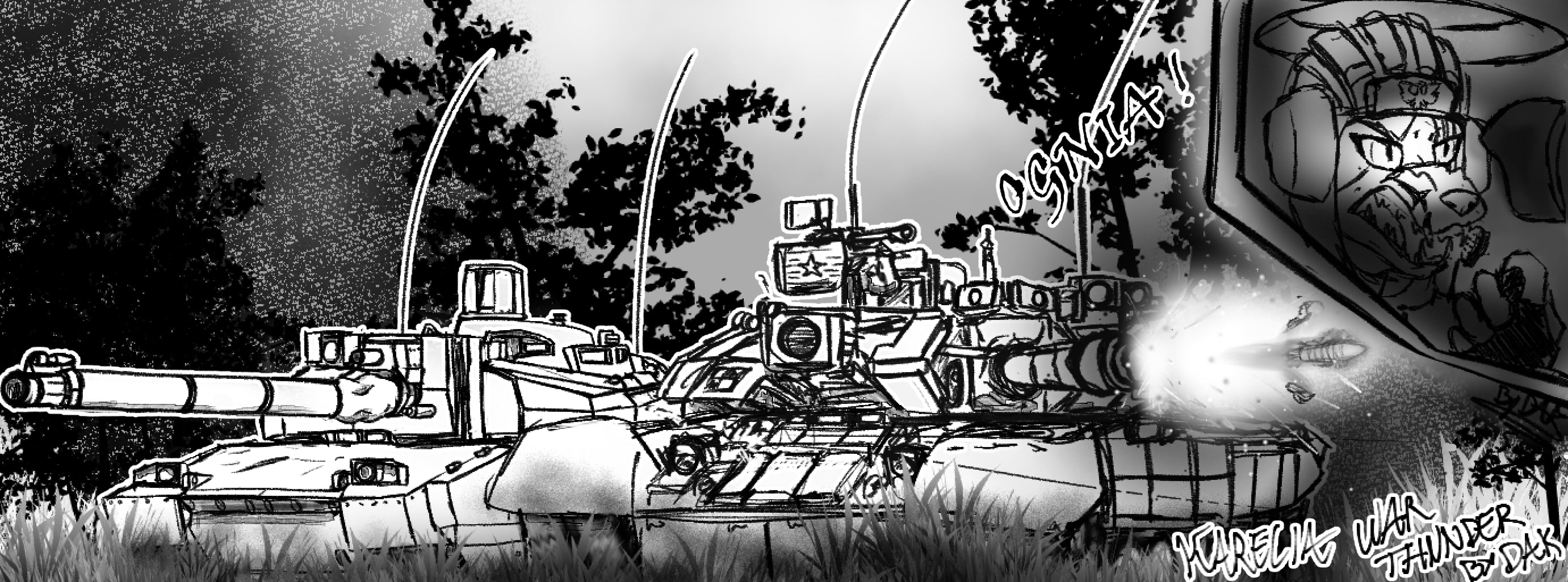 Bataillon de blindés par Dak