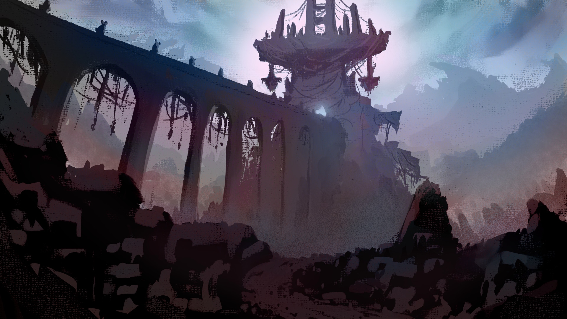 ilustration paysage par Ardeodor
