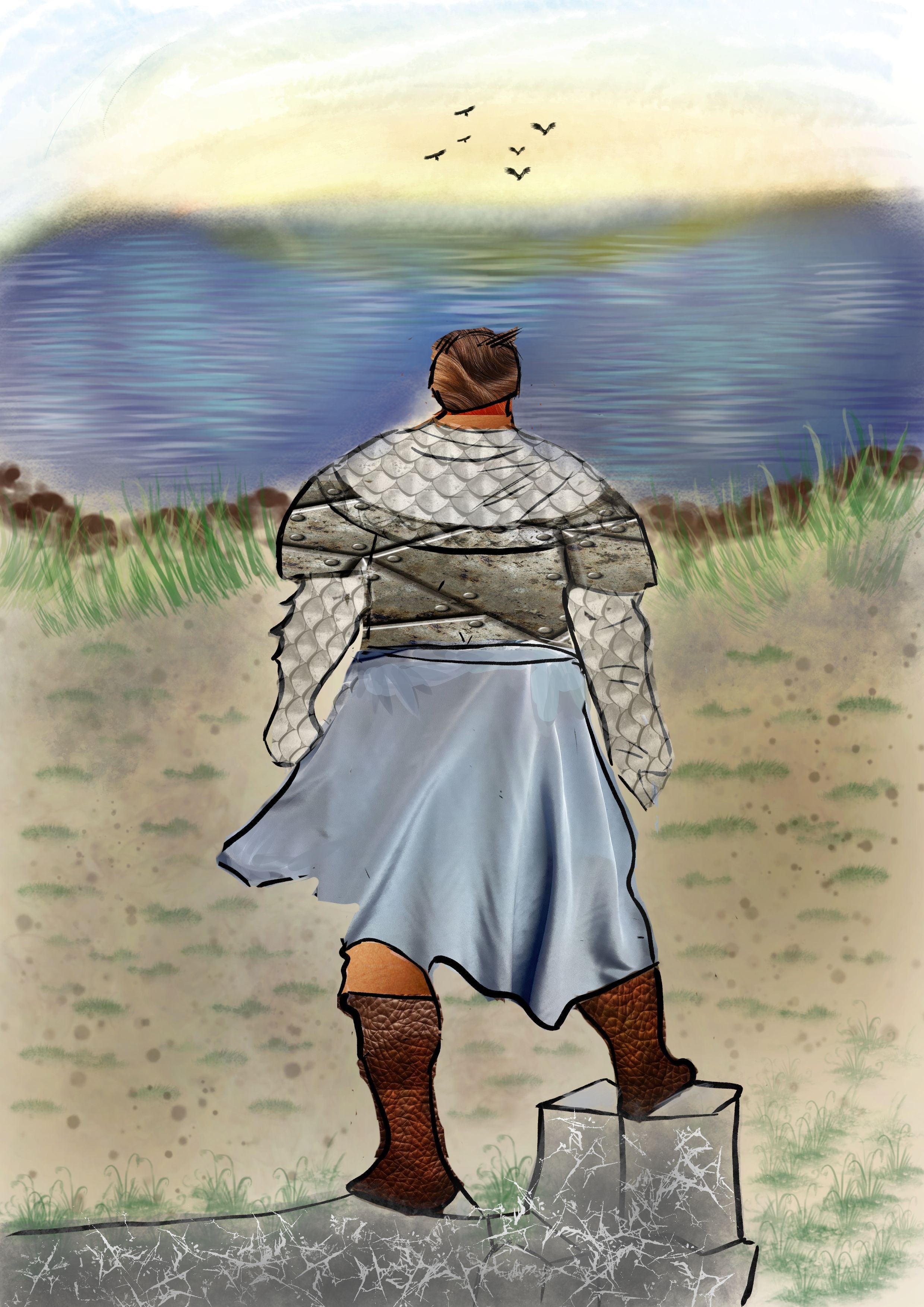 Chevalier de Dos par needleblite