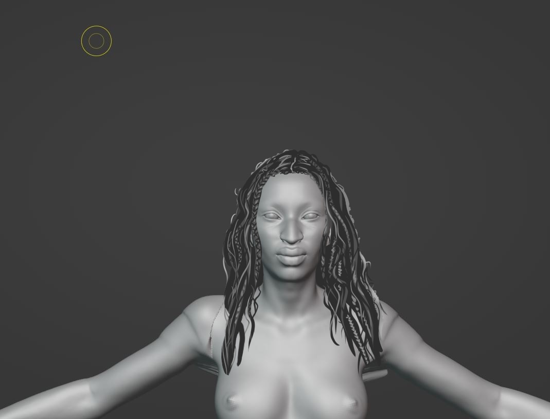 Cheveux - entraînement anatomie par tosh_5