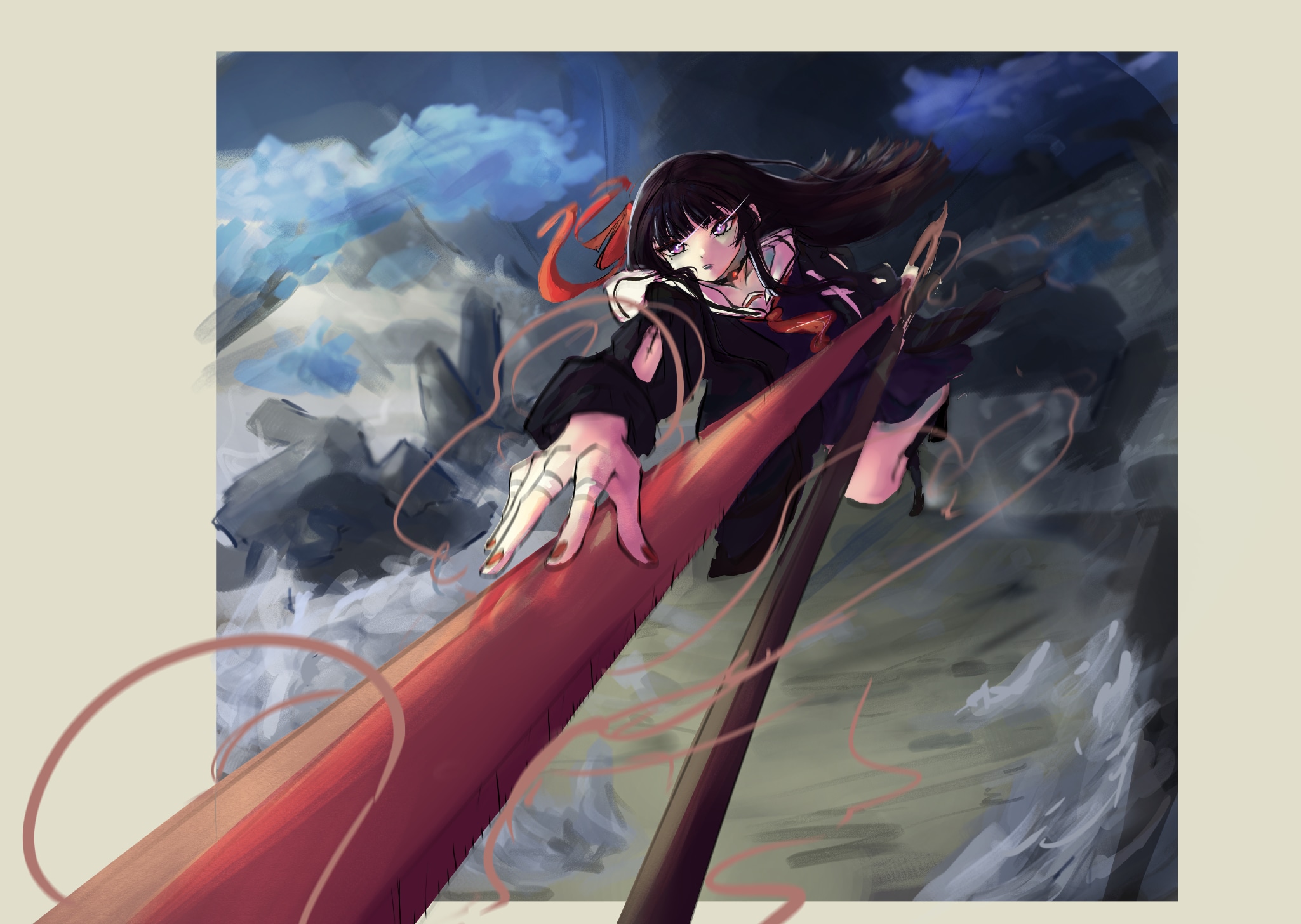Fan art Chisa wuthering wave par Ardeodor