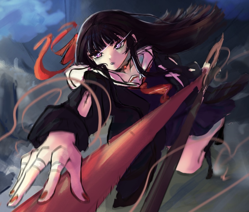 Fan art Chisa wuthering wave par Ardeodor