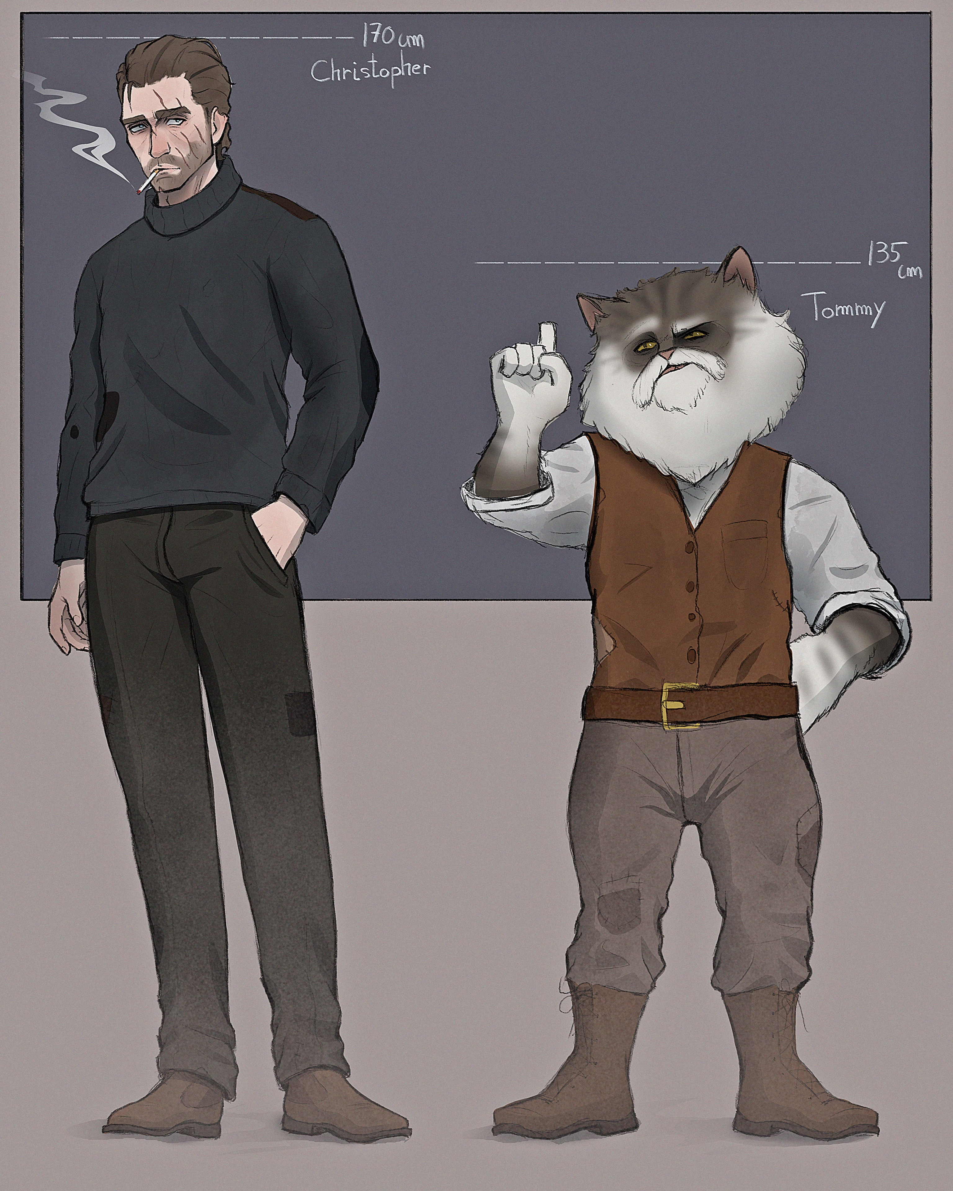 Christopher et Tommy par Lyndoriel