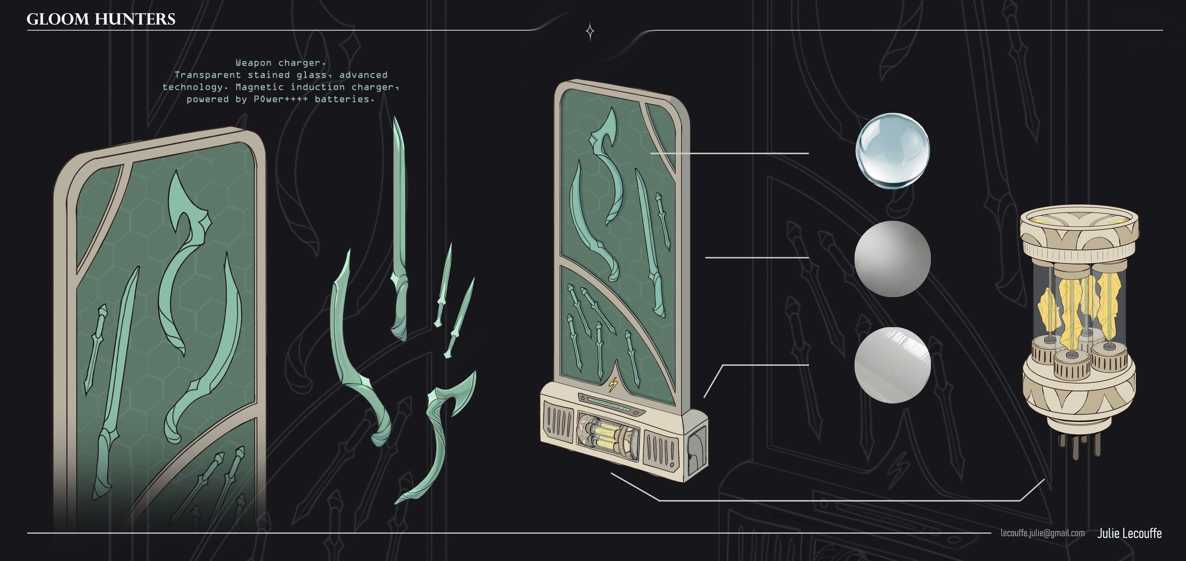 GLOOM HUNTERS | Props par julie lohen lecouffe