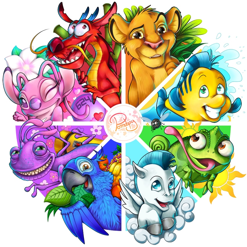 Twitter - Color Wheel Challenge par Pomdapy