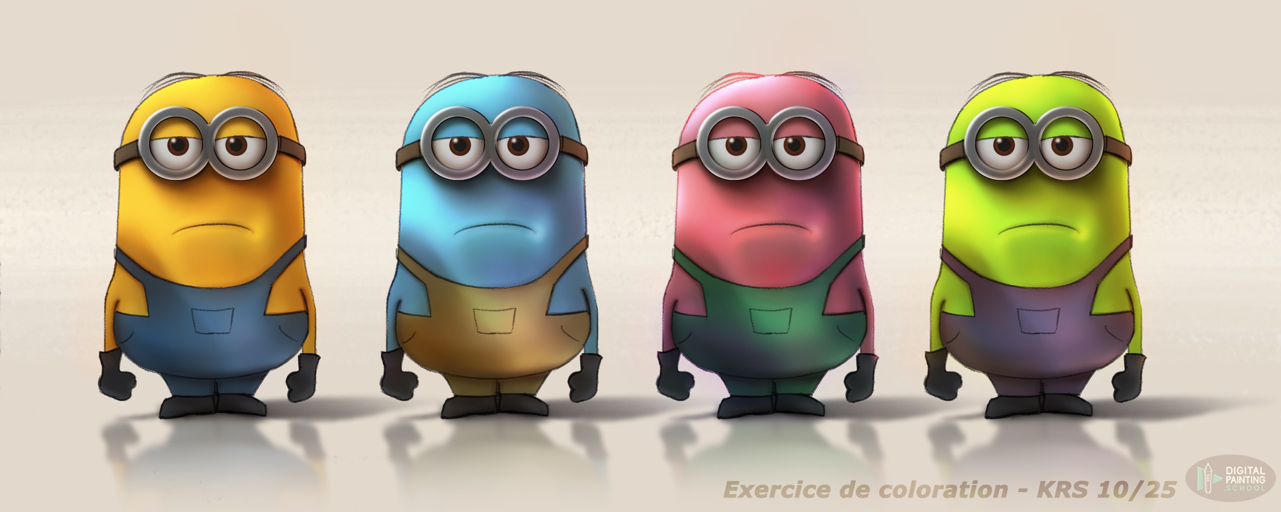 Exercice DPS : Coloration de Mignions par KRS