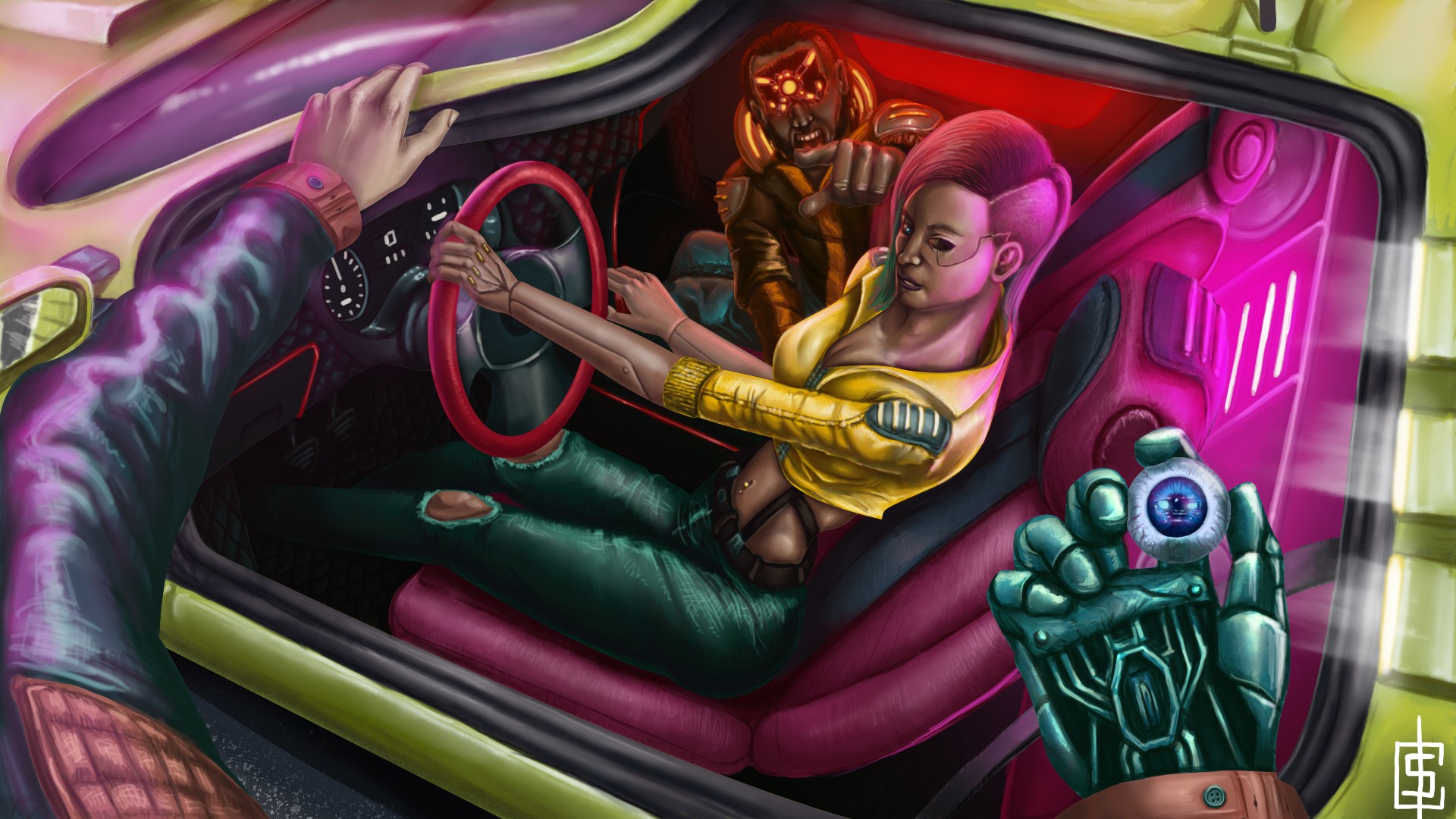 colorisation concours cyberpunk 2077 v4 par silverdome