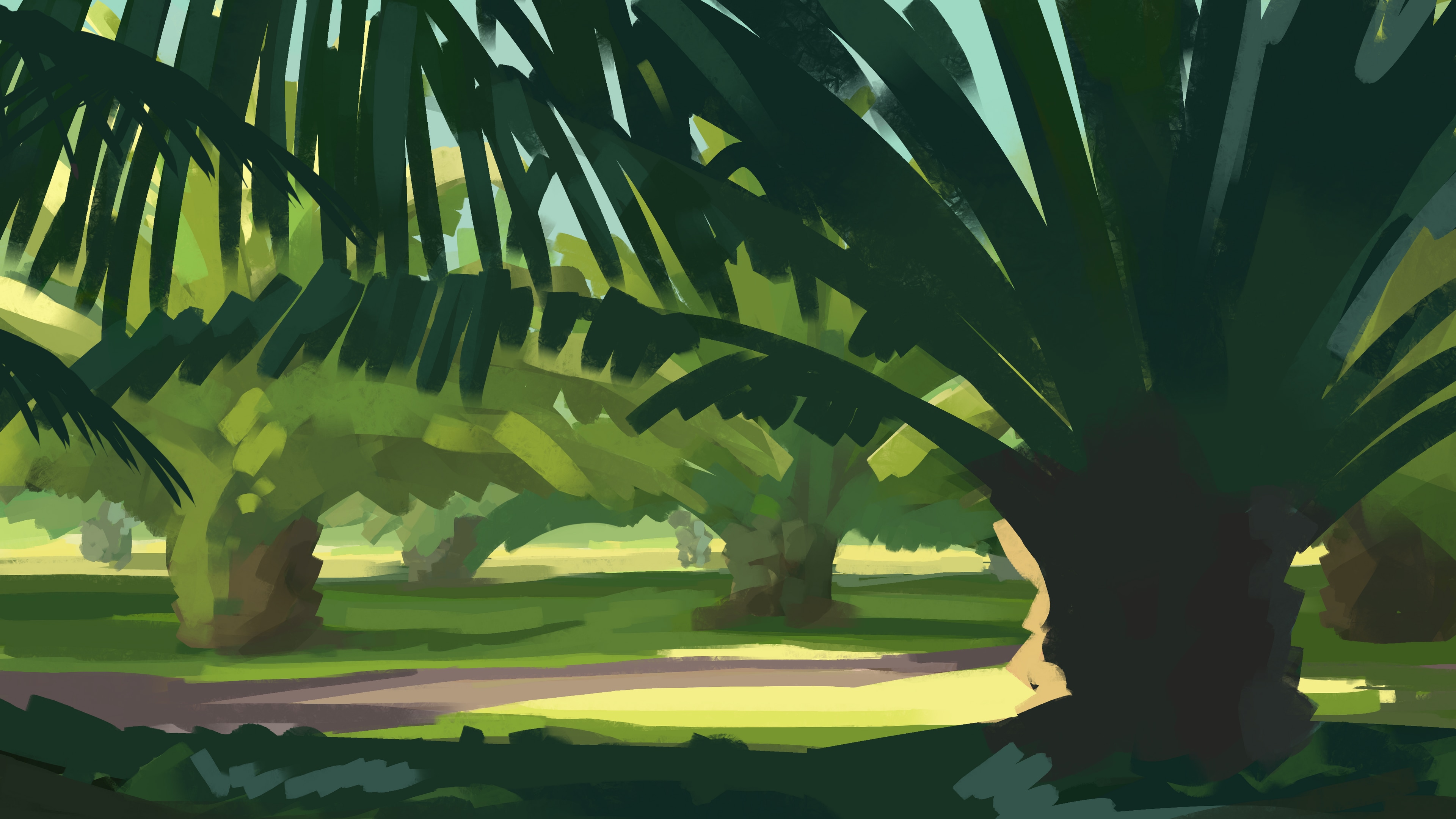 Palm field par Calix