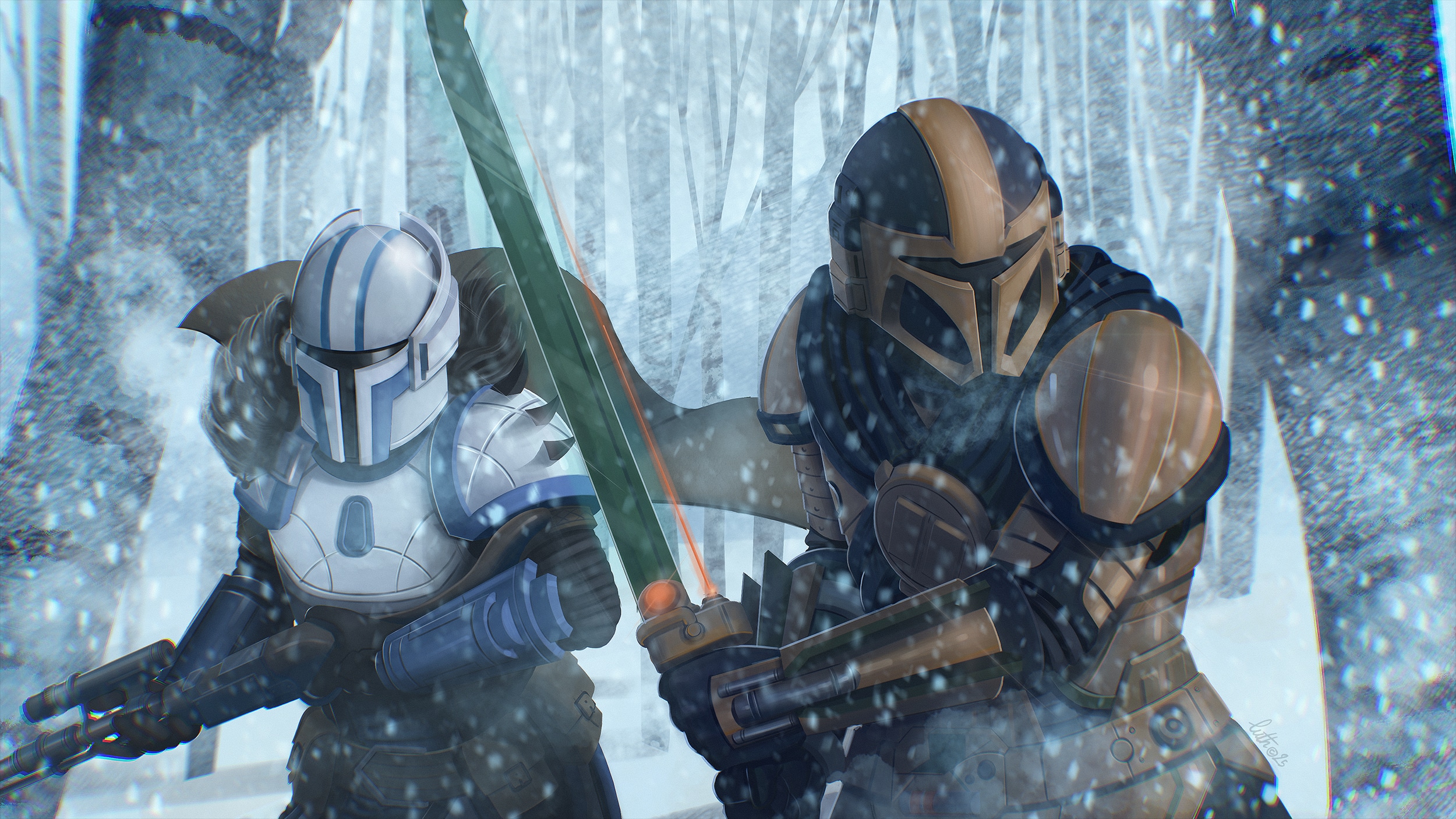 Commission Star Wars 2 - Fan Art par Luth_Ostinato