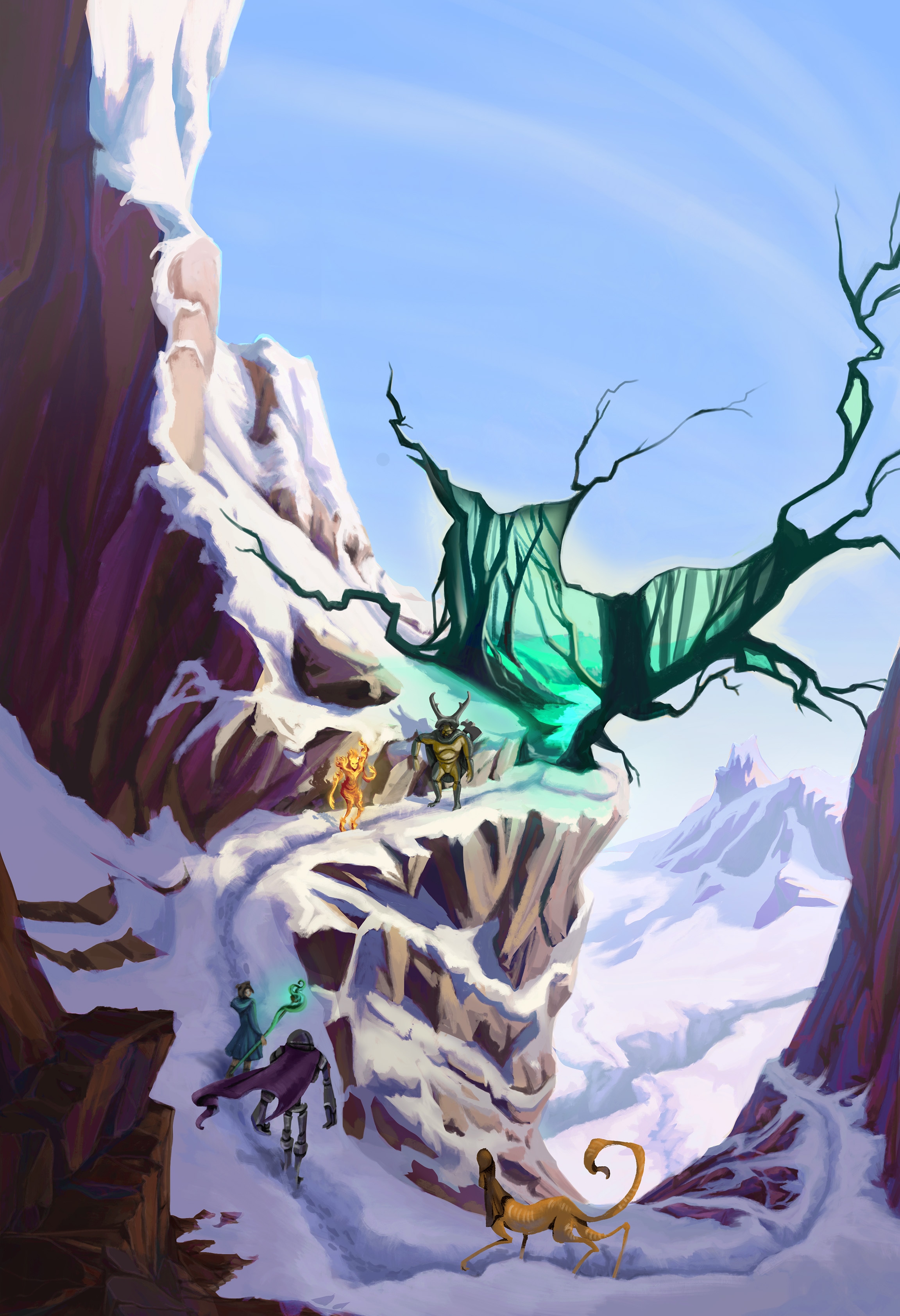 Les Frontières du Vaste, la couverture de JDR par Echo