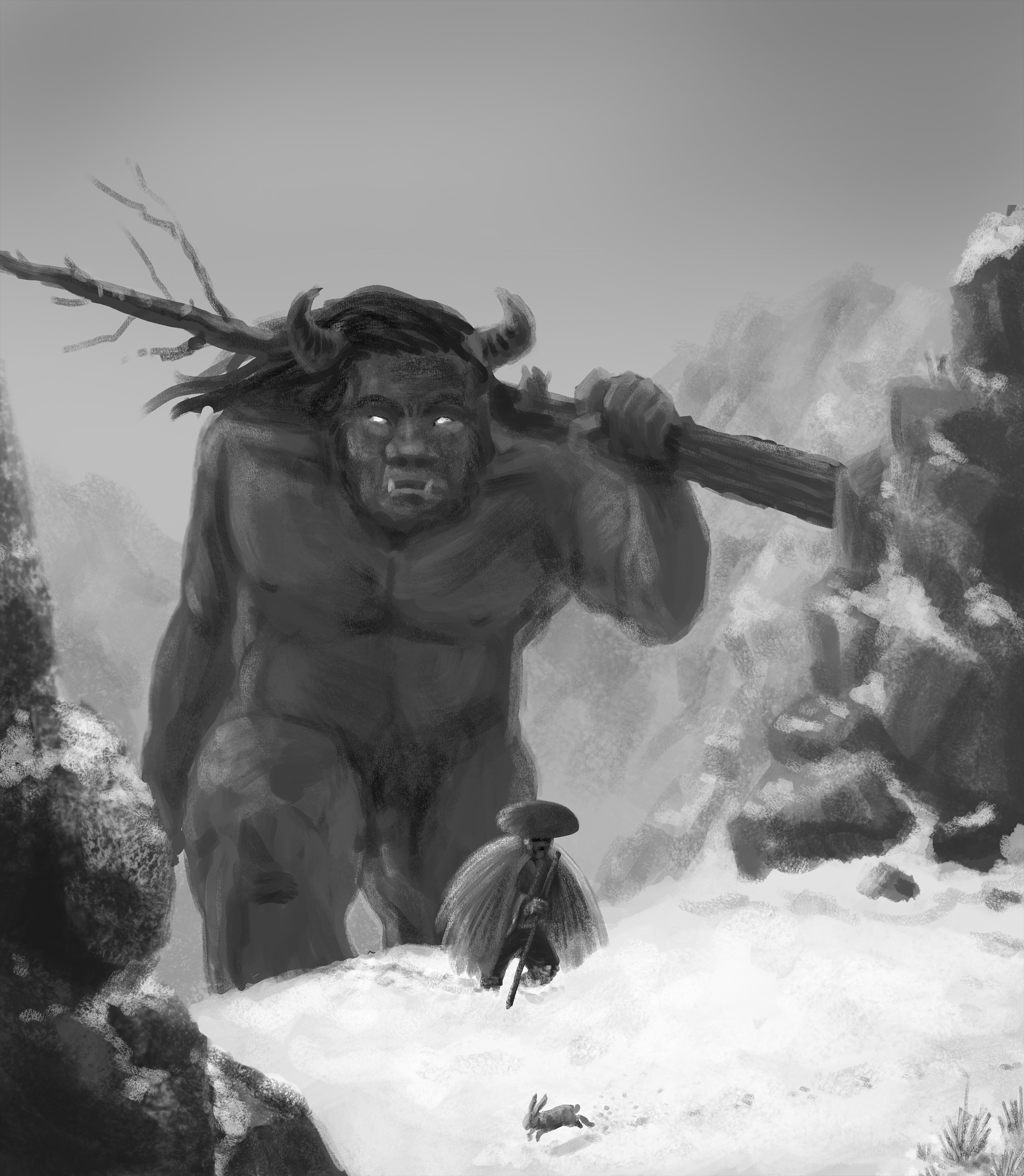 Idée de compo (Chapitre 9 - Ex 1) : Oni par Eric