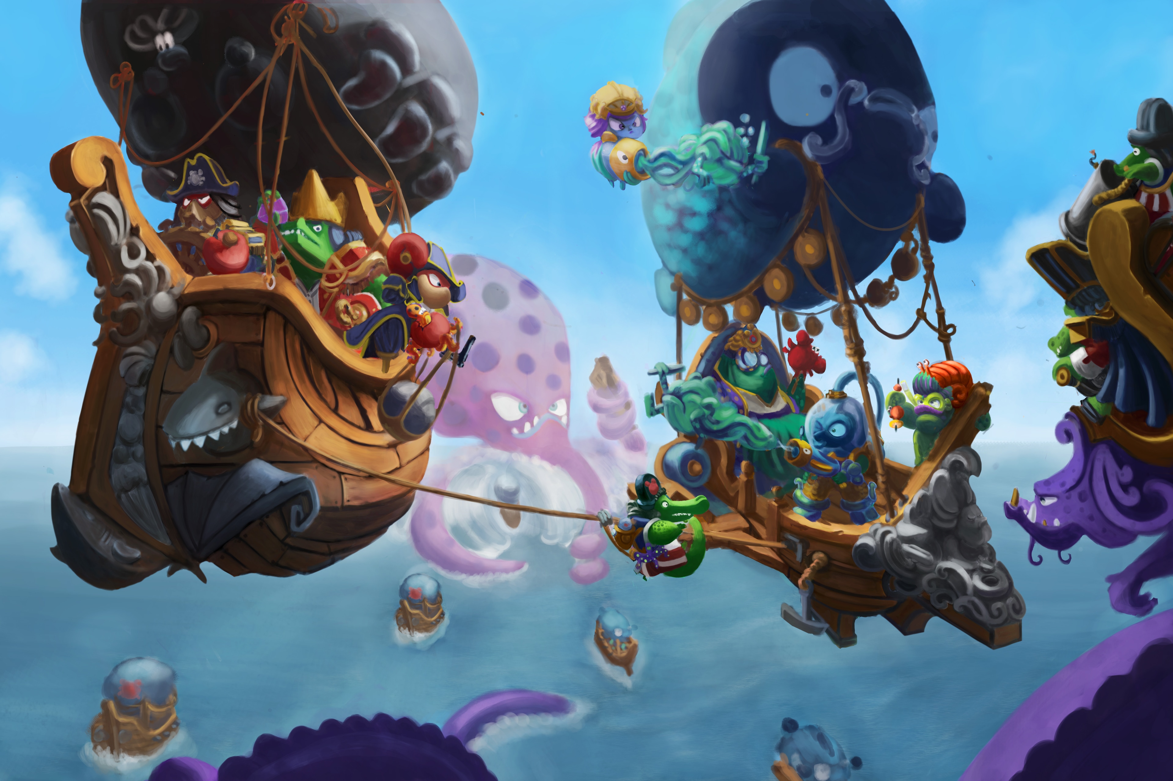 Poulpiraterie ! par KevinB